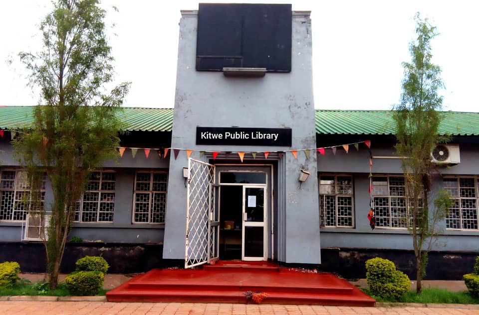 Front of Kitwe Public Library, Zambia