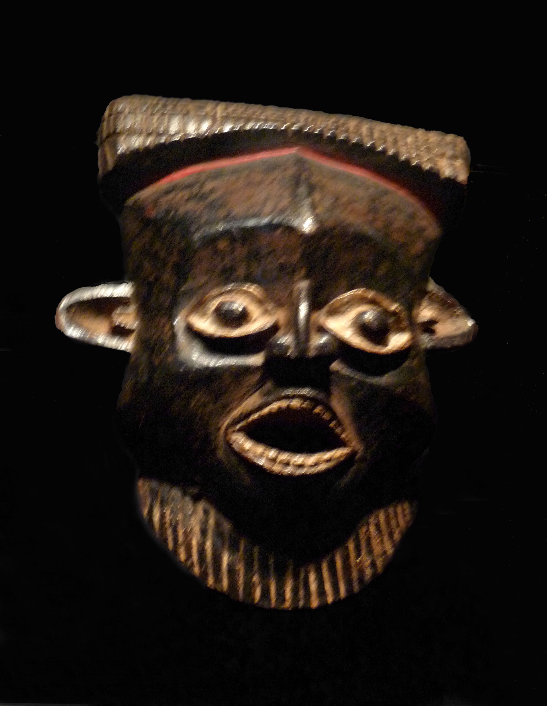Wum : masque de danse akam. Cameroun, région de Wum. 19e-20e s.…