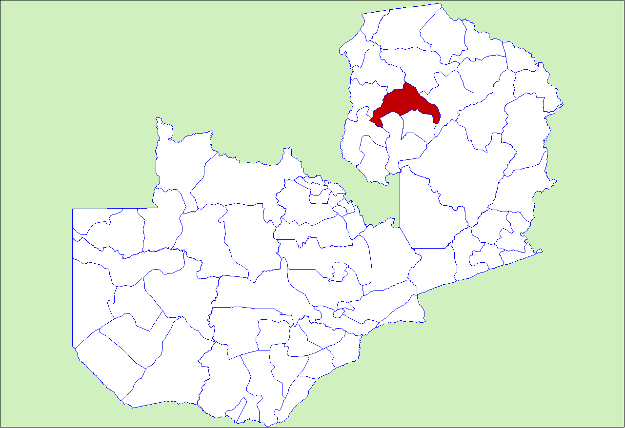 District locator in Zambia