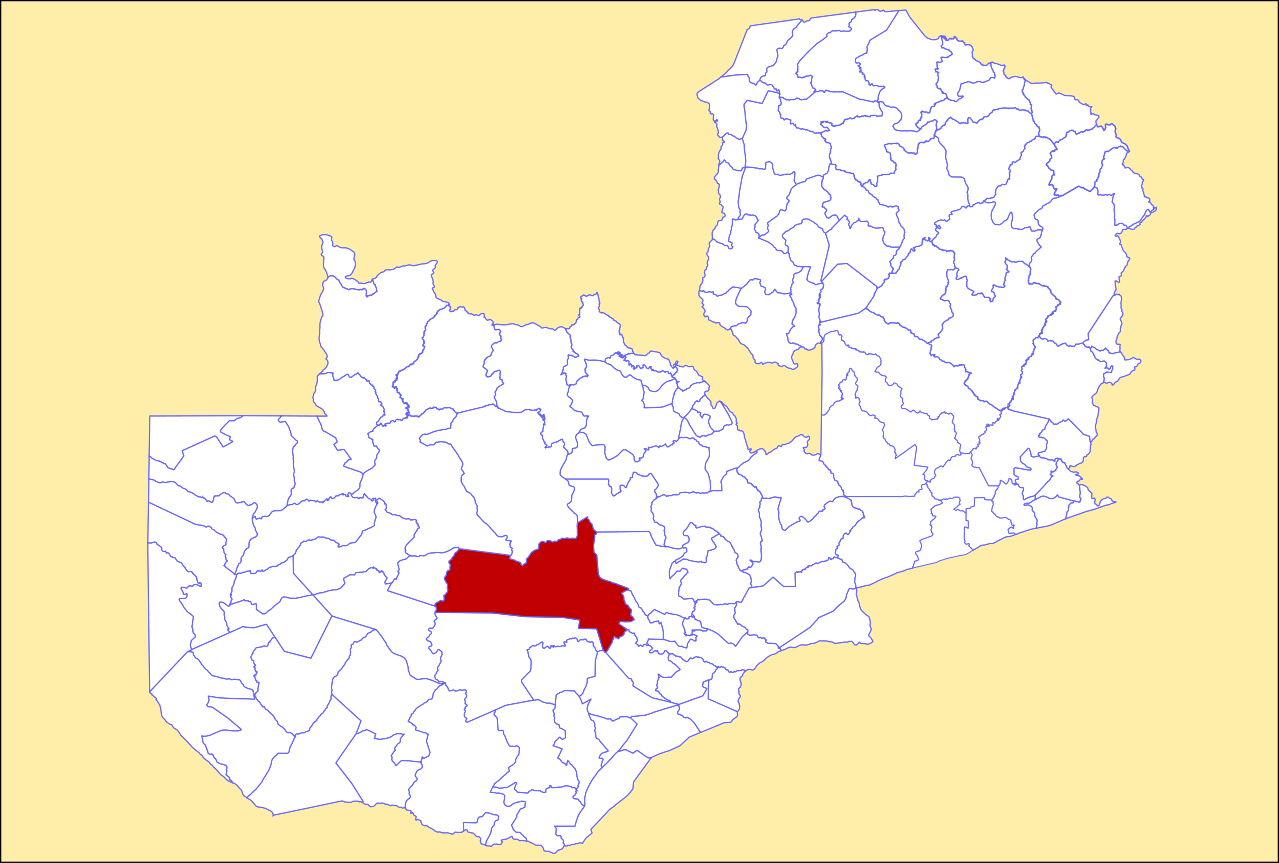 Locator maps of Mumbwa District, Zambia