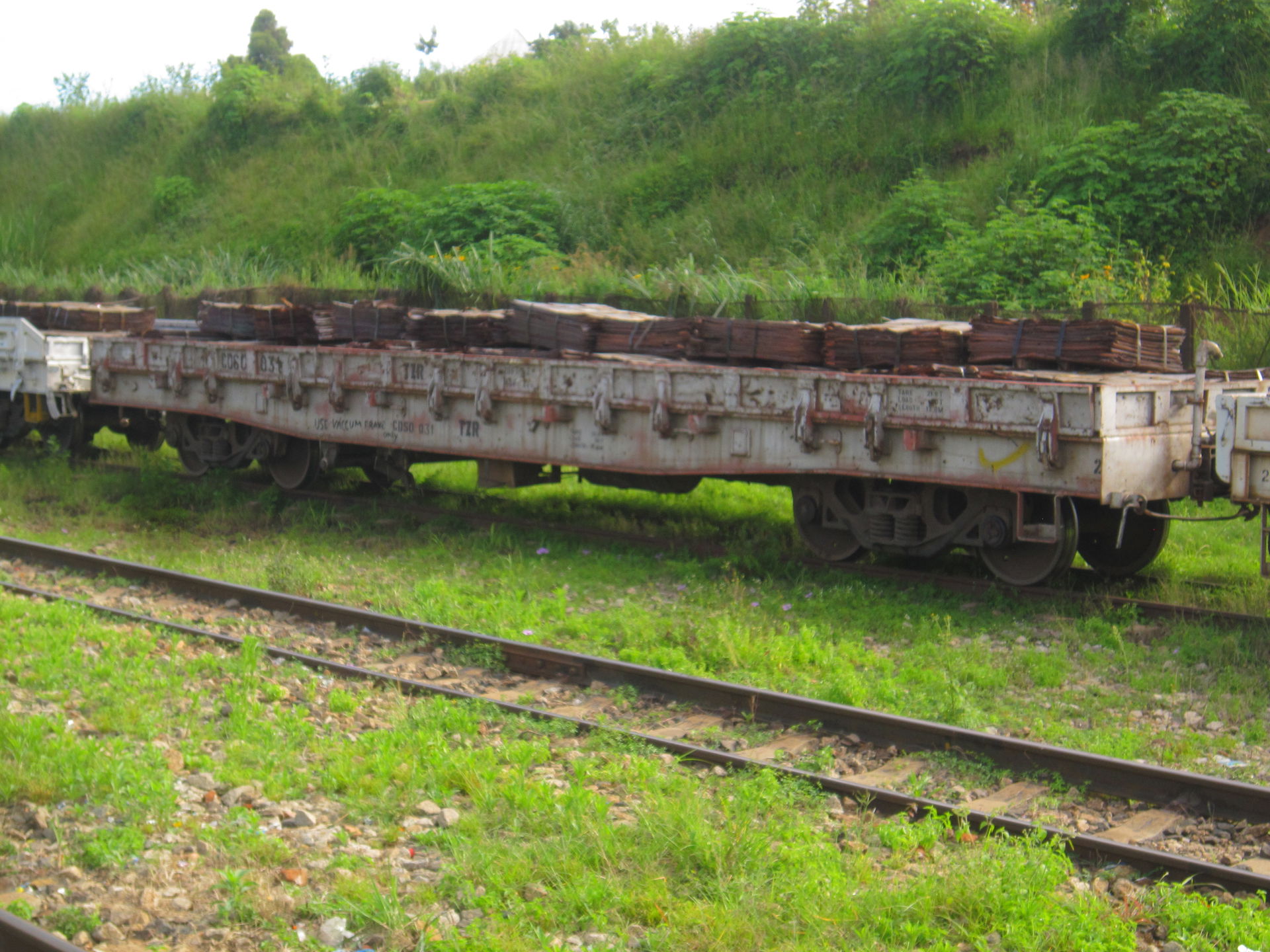 Copper at Nakonde Train Station, Sambia
