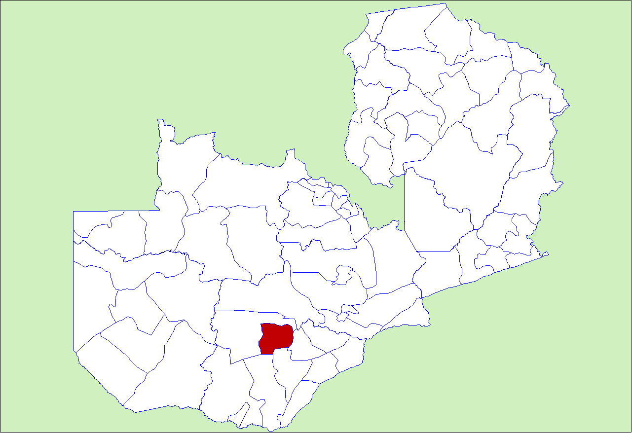 District locator in Zambia