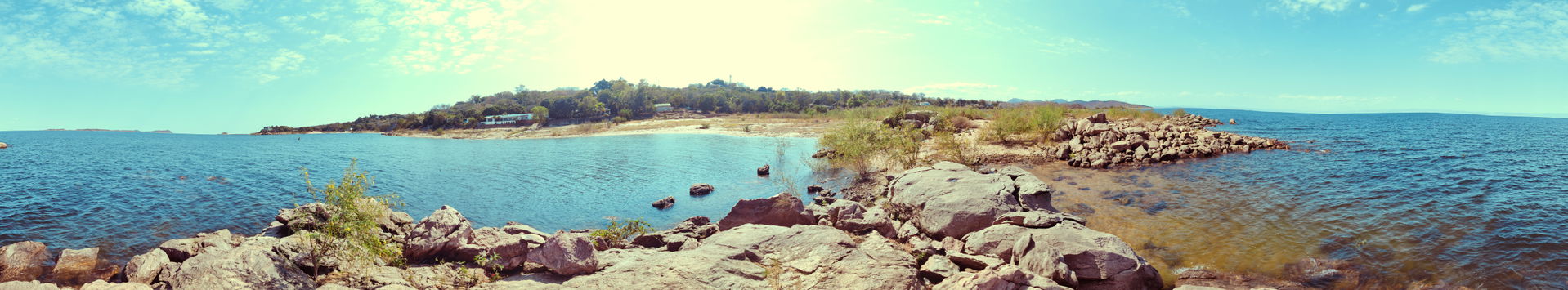 Kariba Lake Siavonga Zambia Panorama