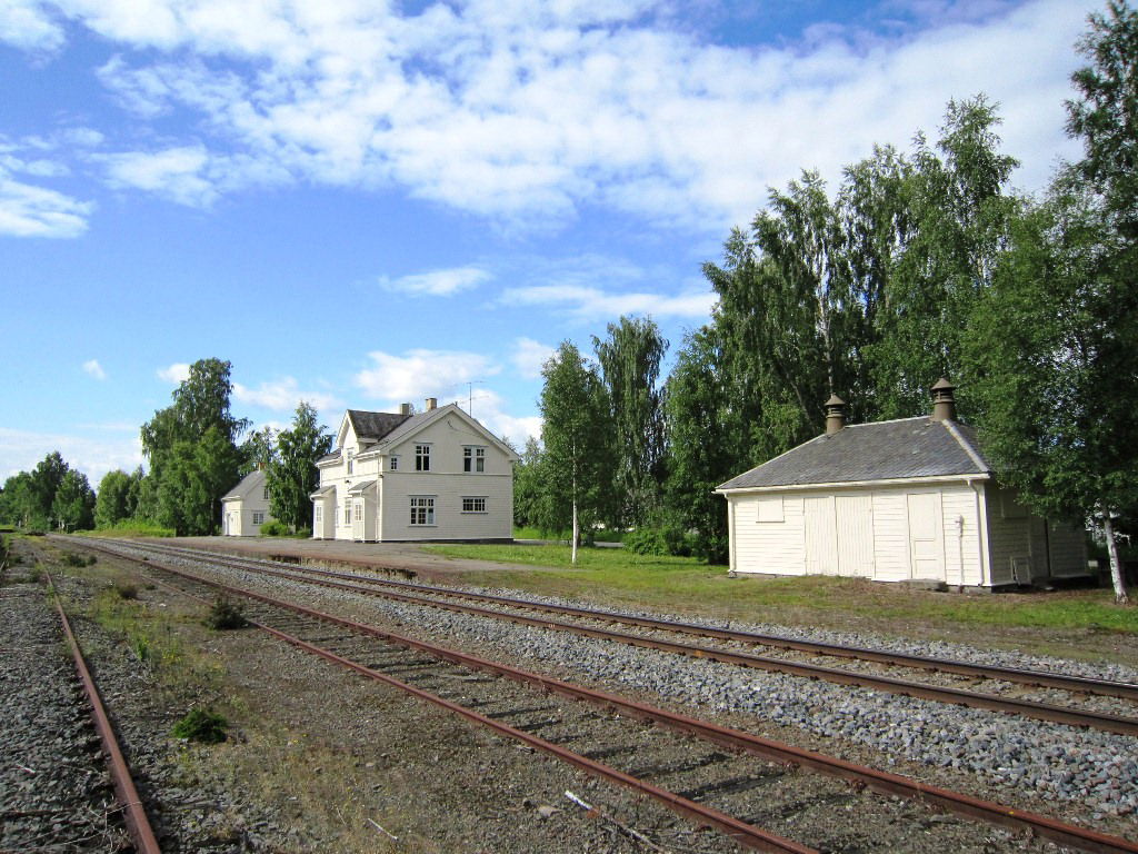Våler station on the Solør line (Norway)