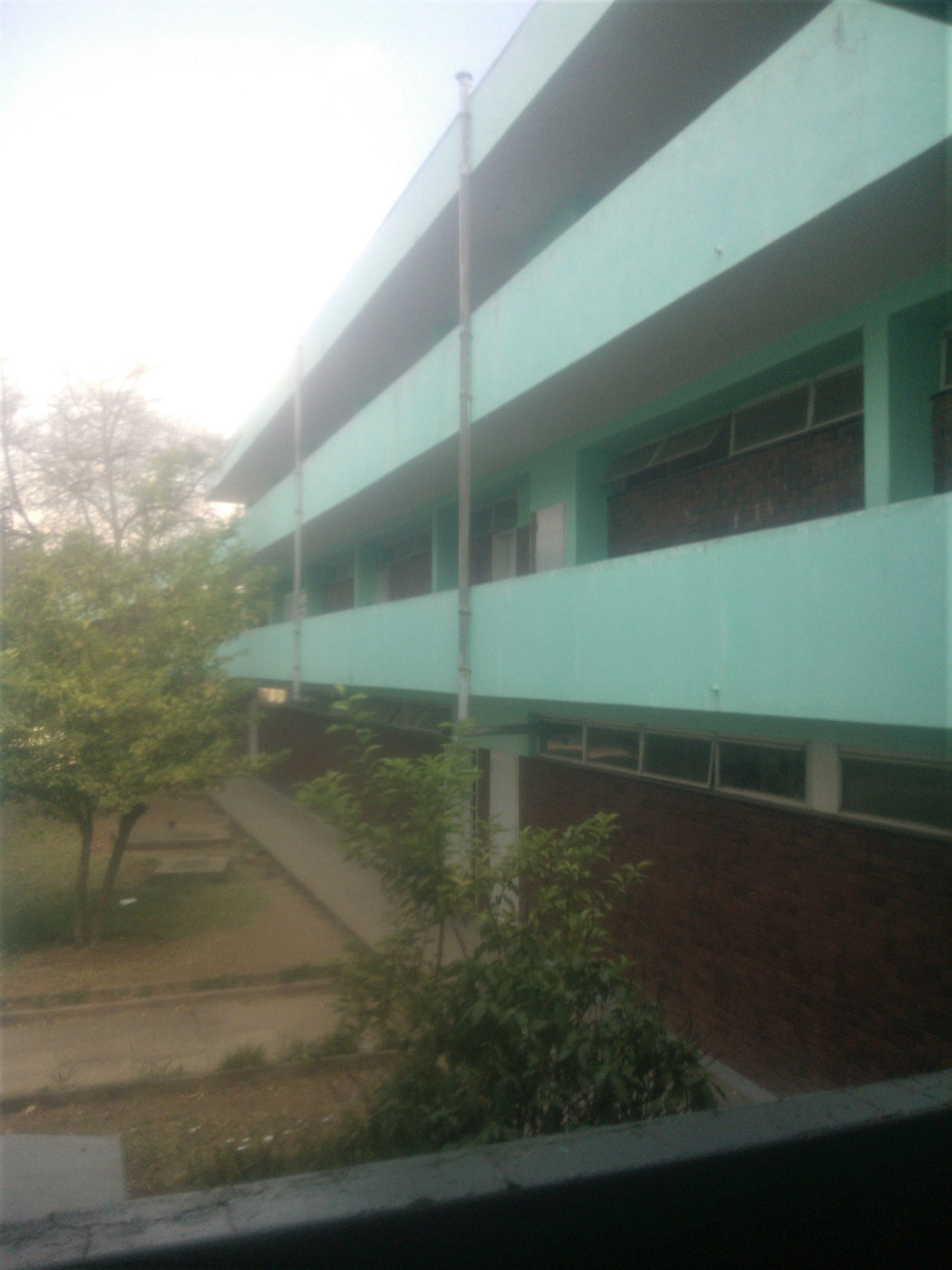 Classroom block at Victoria High school in the Rhodene suburb o…