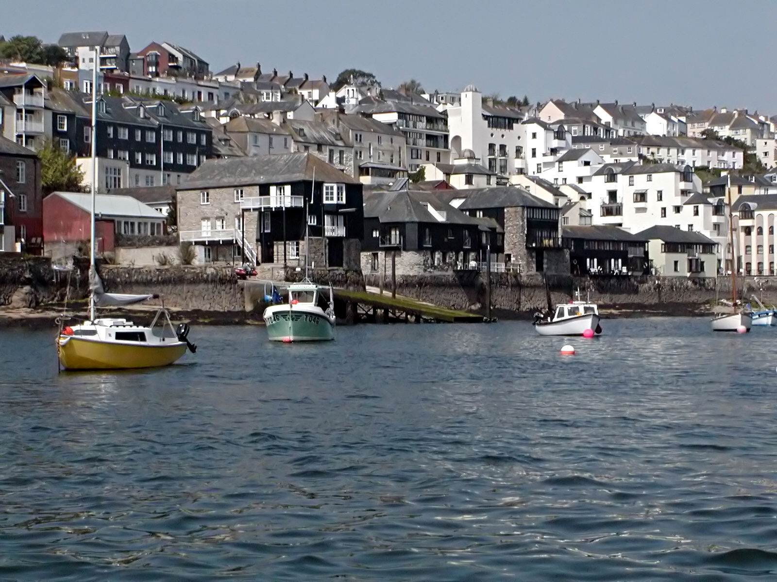 Falmouth, Cornwall, as seen from the seaside