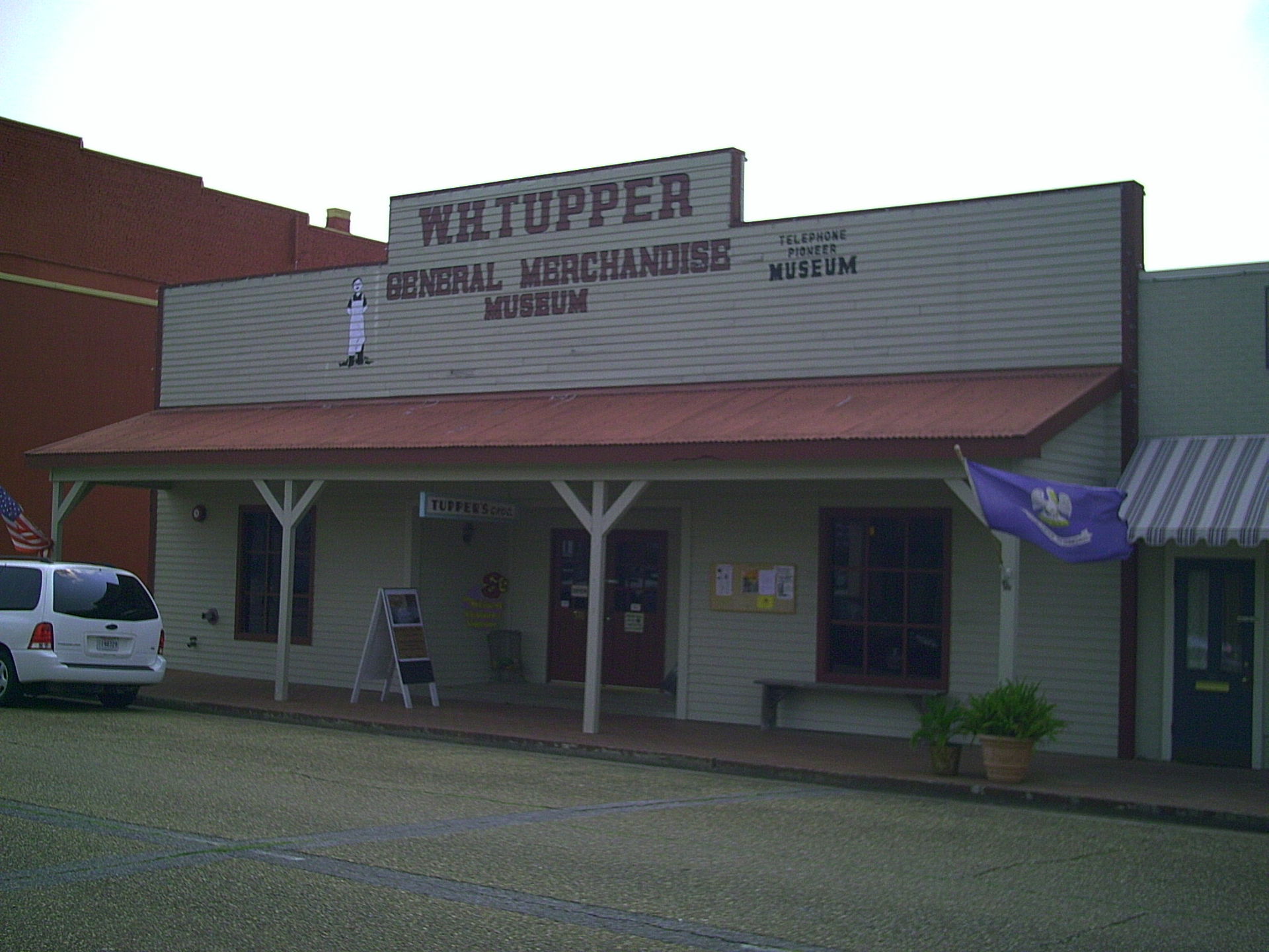 W. H. Tupper General Merchandise Museum facade.