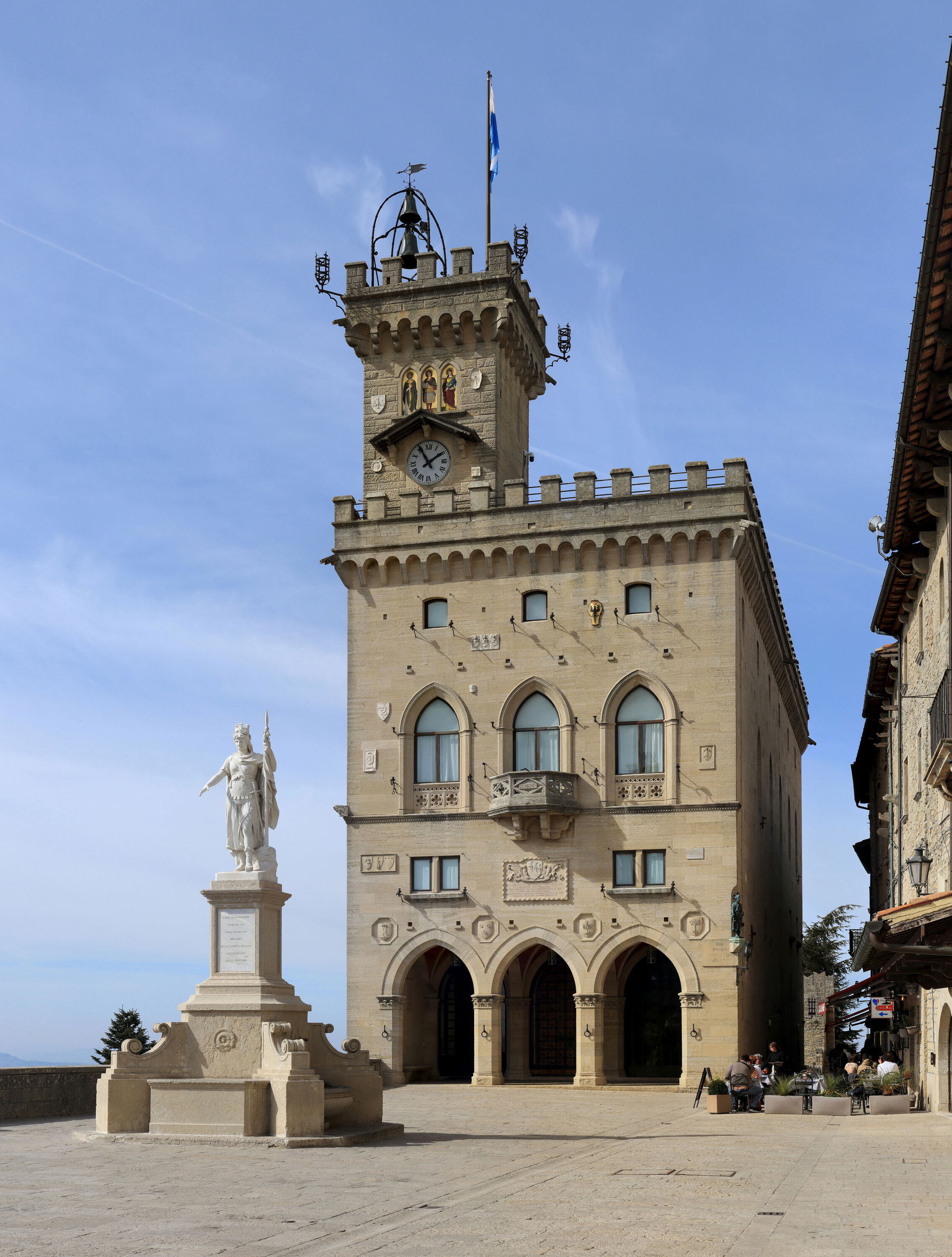 Piazza della Libertà is a city square in San Marino.