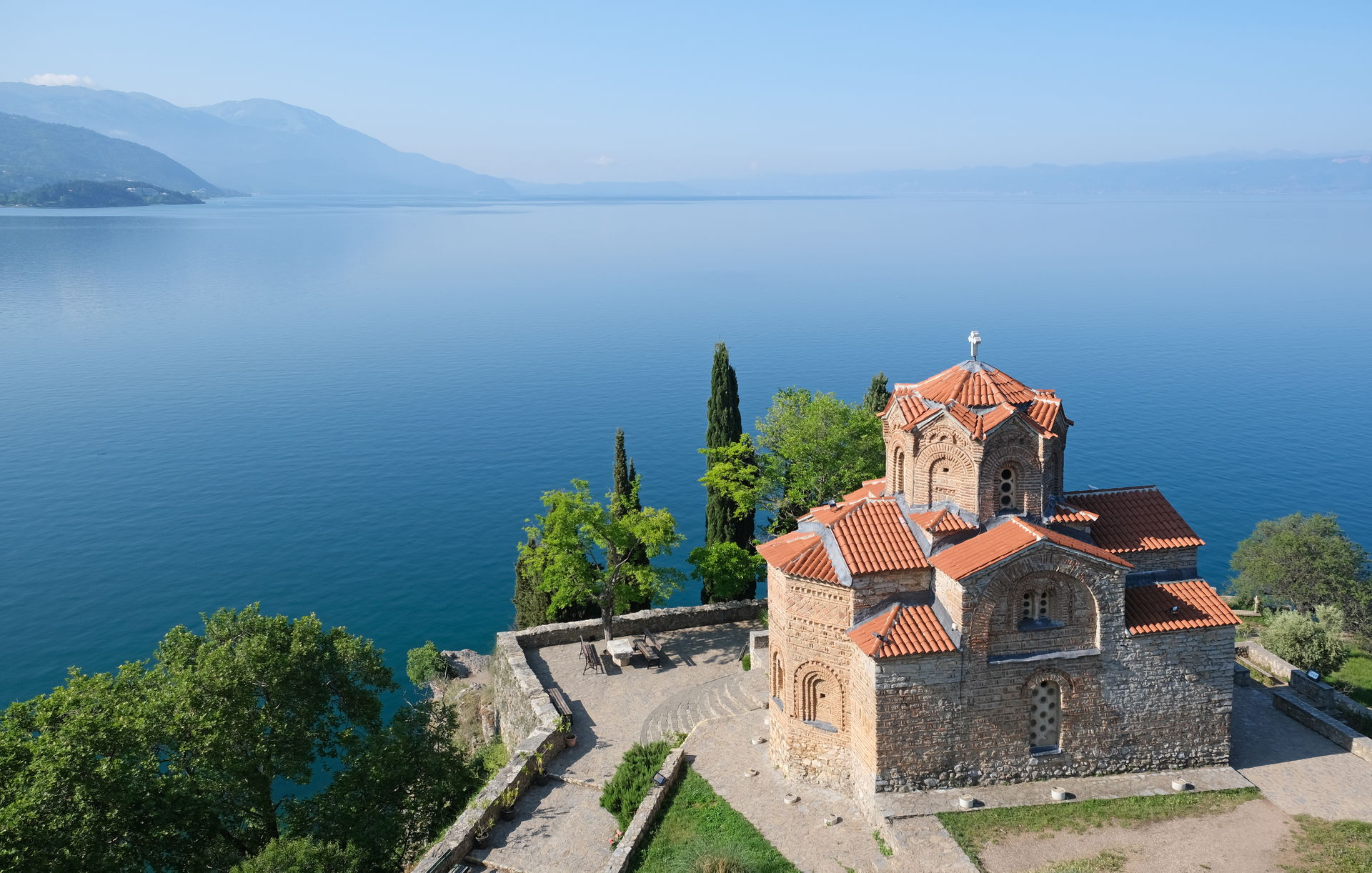 Church of St. John at Kaneo, Ohrid, North Macedonia.