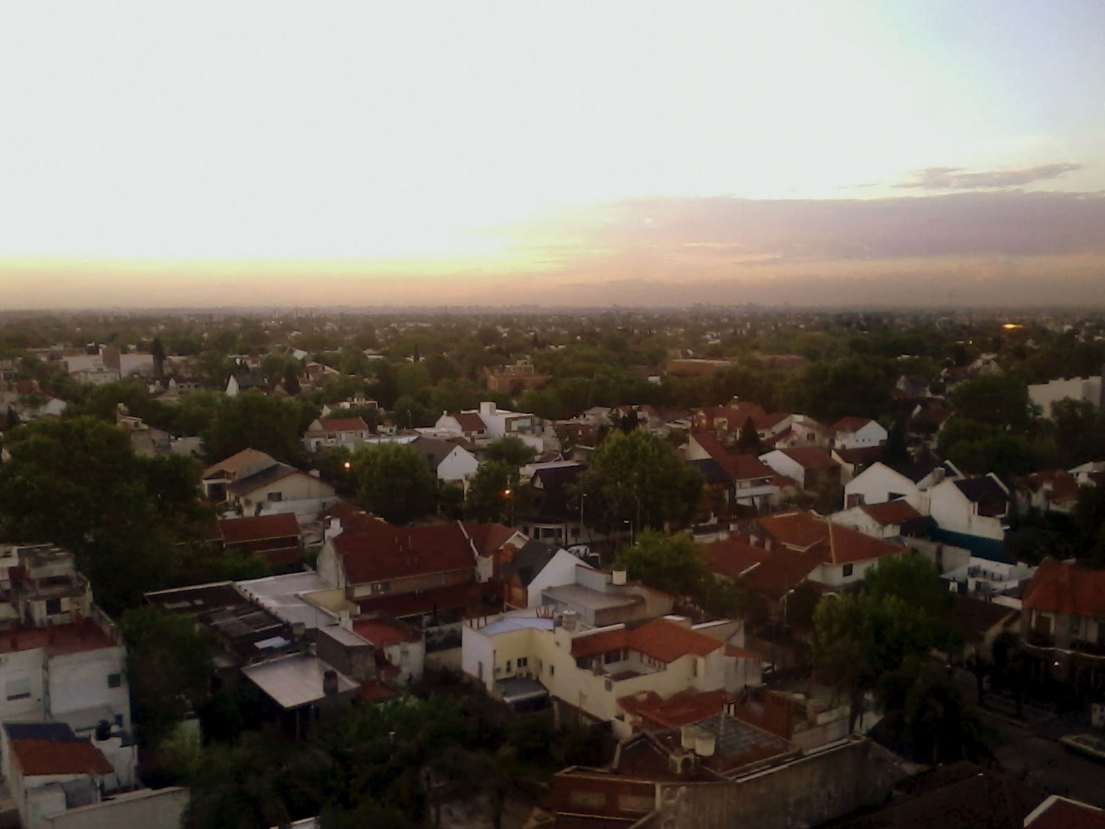 Vista de la ciudad de Lomas de Zamora.