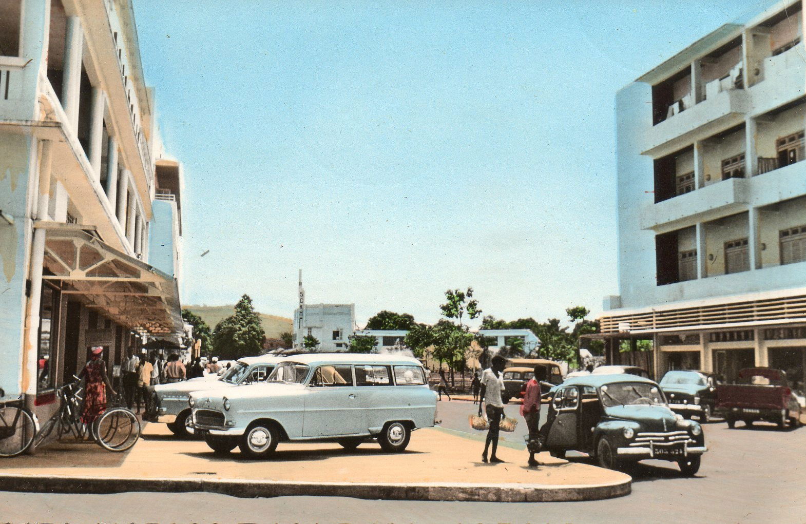 A street of Bangui in 1960