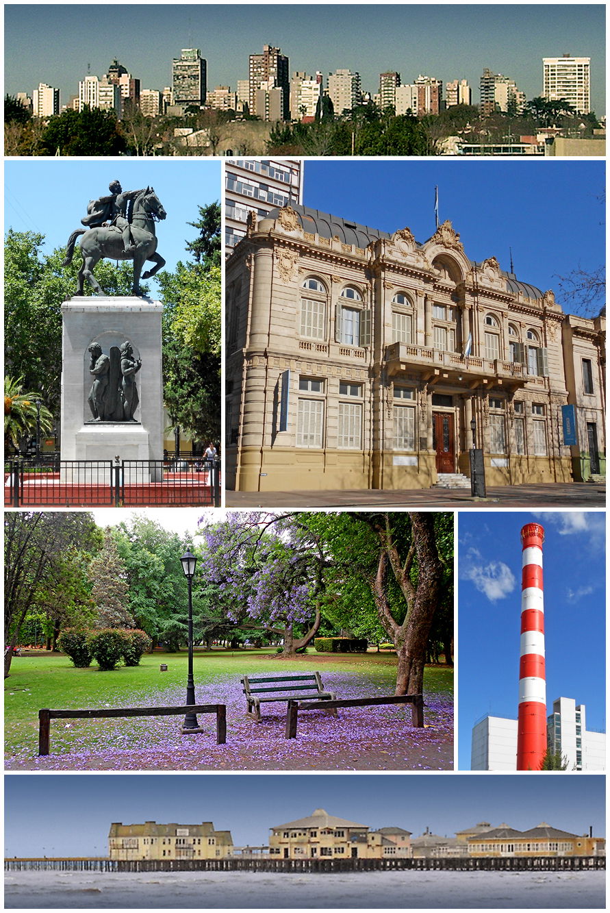 Mosaico fotográfico de la ciudad de Quilmes.