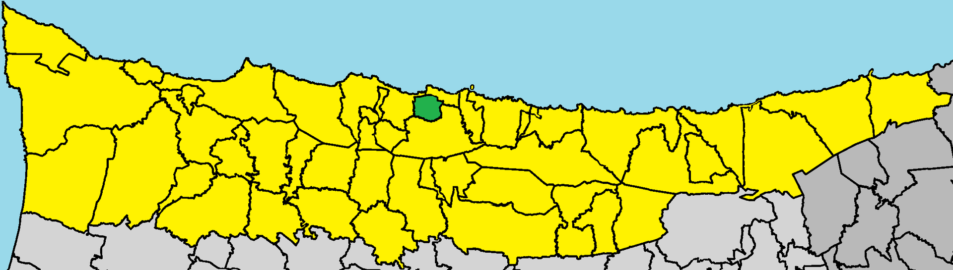 Trimithi in Kyrenia District (de jure).