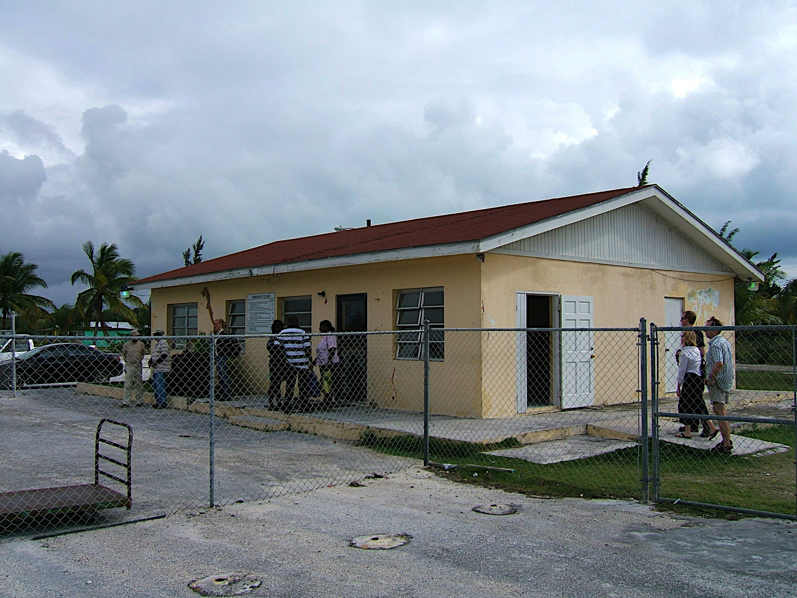 The Arthurs Town, Cat Island airport terminal.