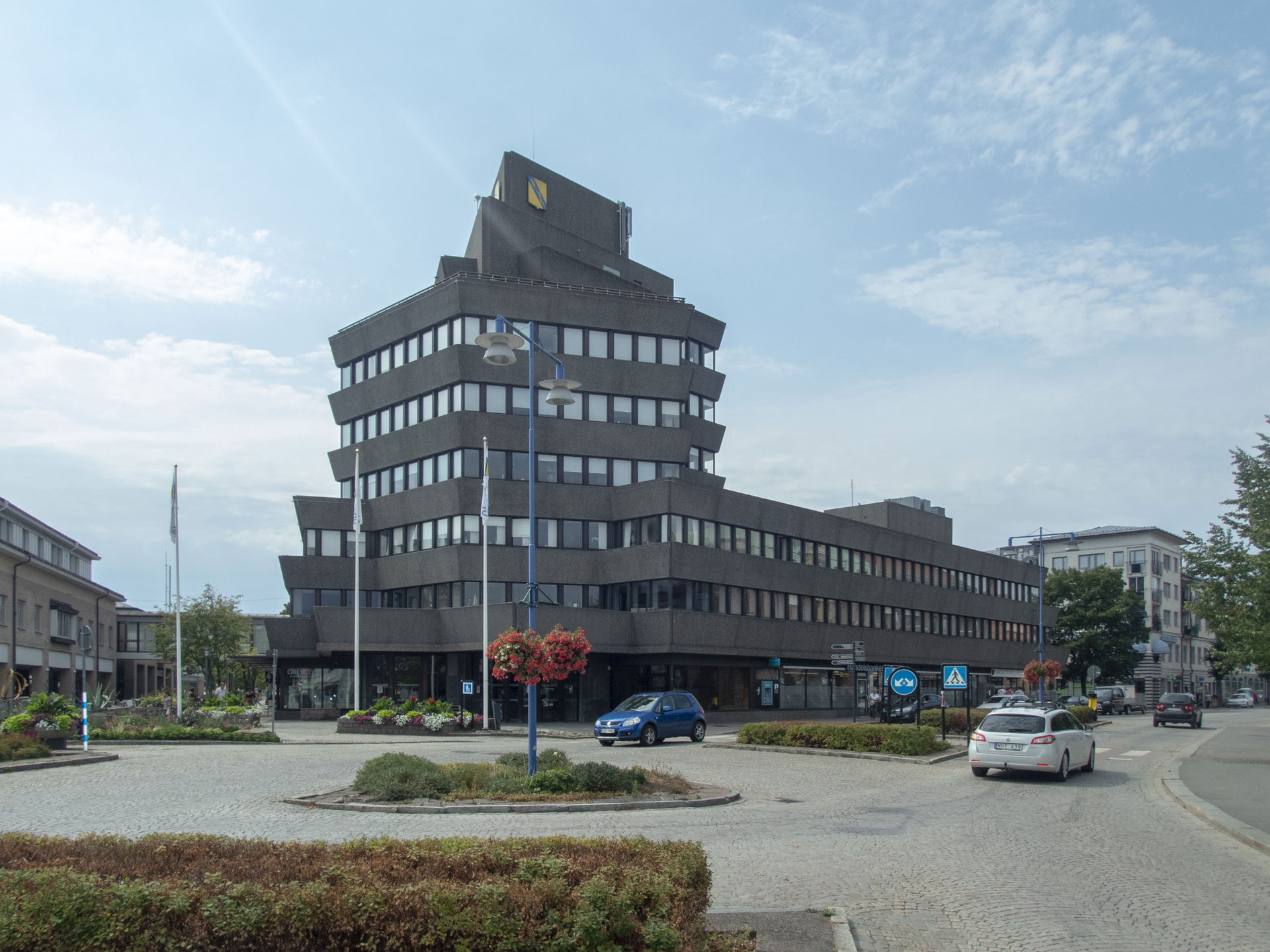 Stadshuset i Vetlanda. Byggnadsår 1967–70. Arkitekt Bent Jörgen…