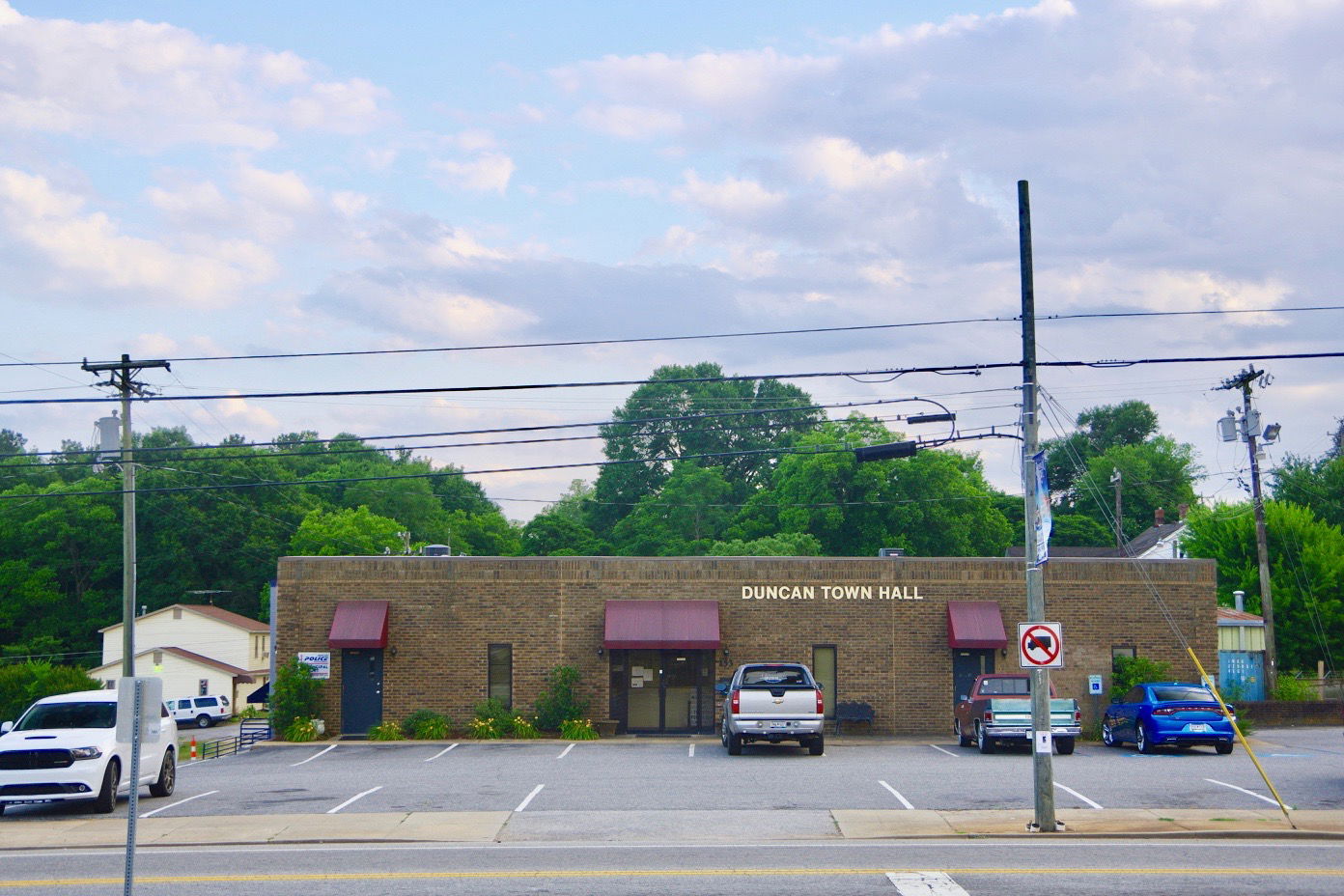 Town Hall in Duncan, South Carolina, United States.