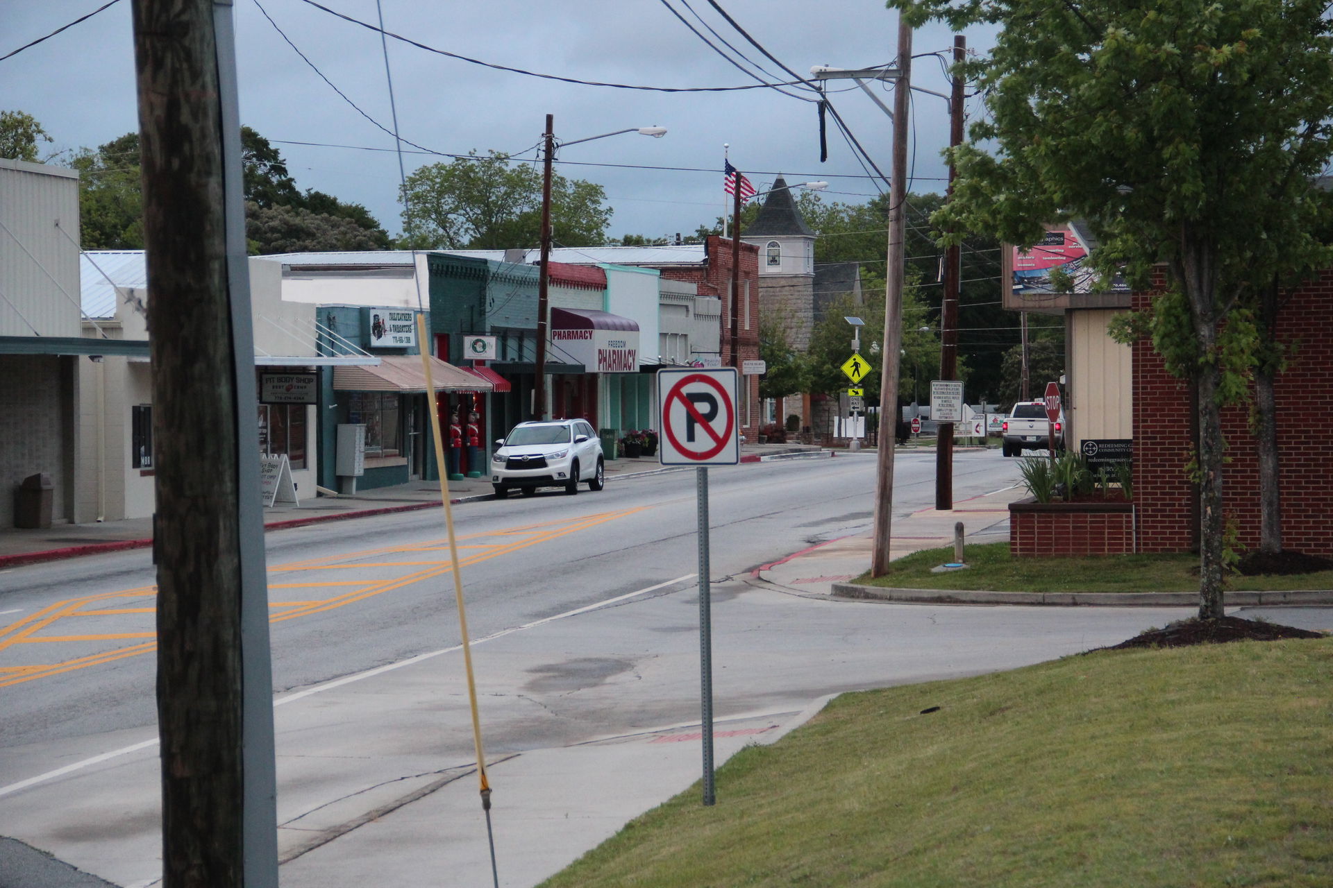 Main Street (SR 20) in Loganville, Georgia