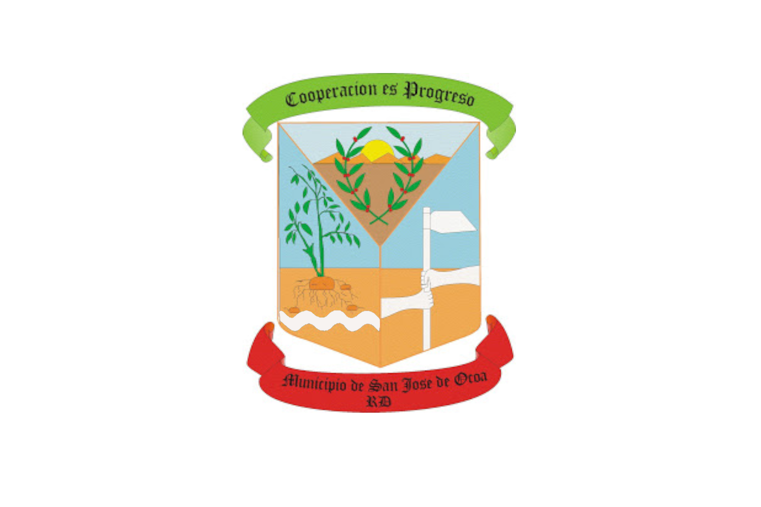 Flag of San Jose De Ocoa Municipality, Dominican Republic