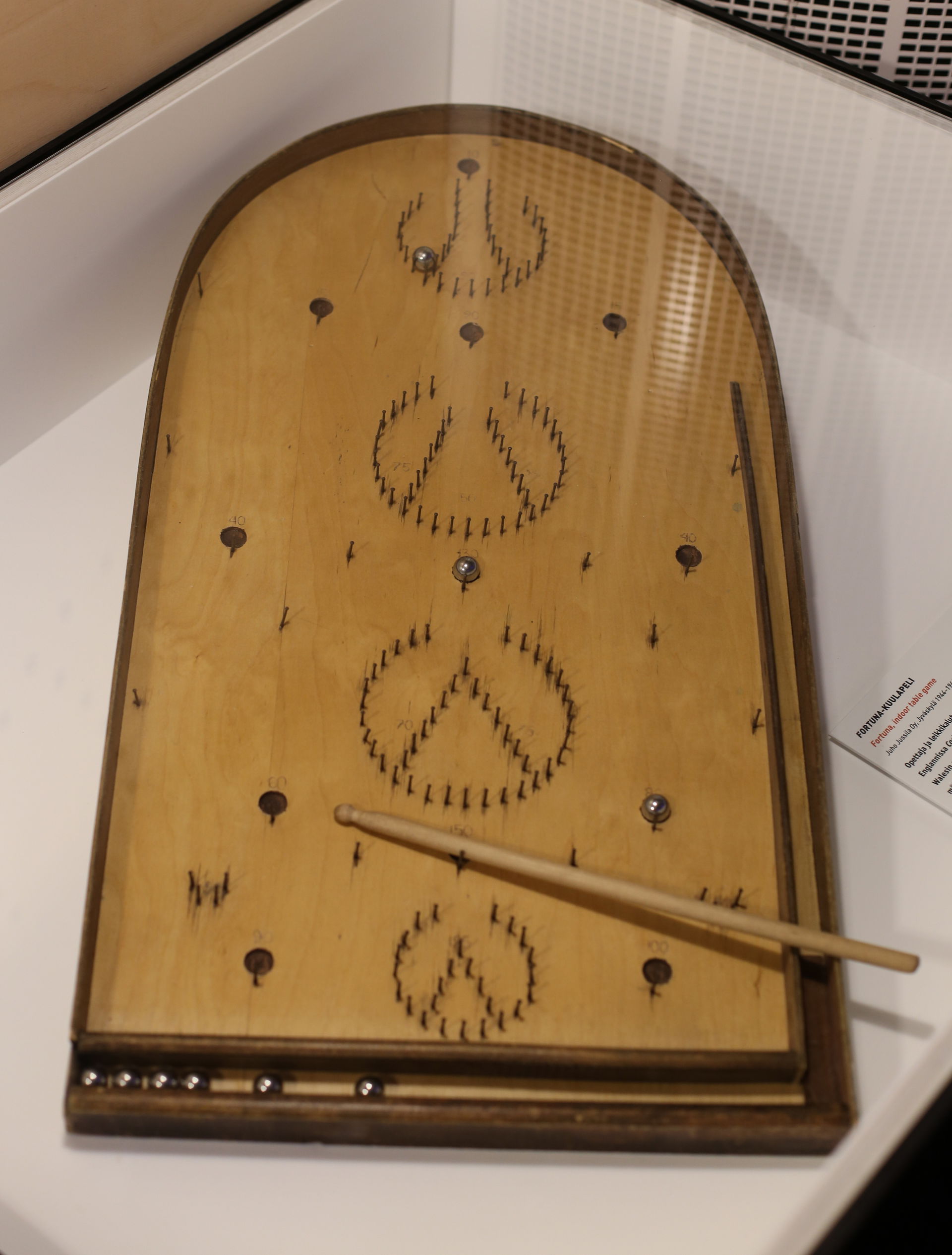 Fortuna game (1944–1946) by Juho Jussila. The game is displayed…
