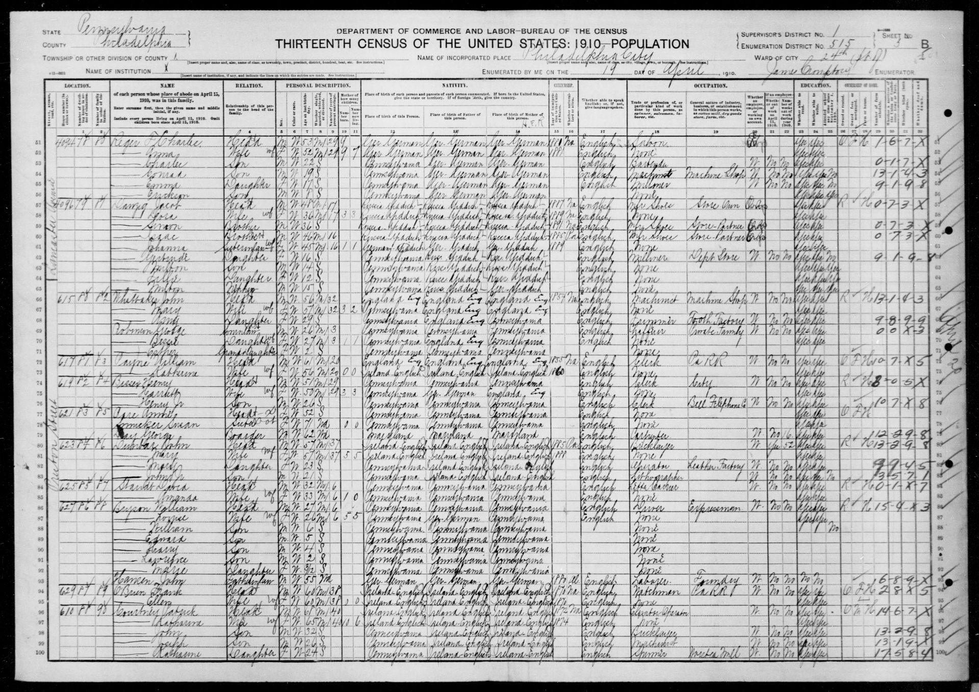 Surname, Given Name; Family Number; Age; Birth Year; Place of B…