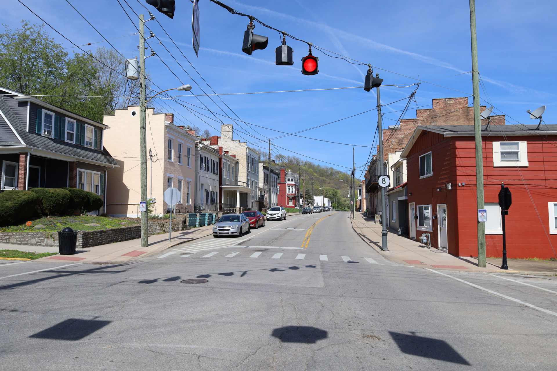 Buildings along West Second Street in Maysville, Kentucky in 20…