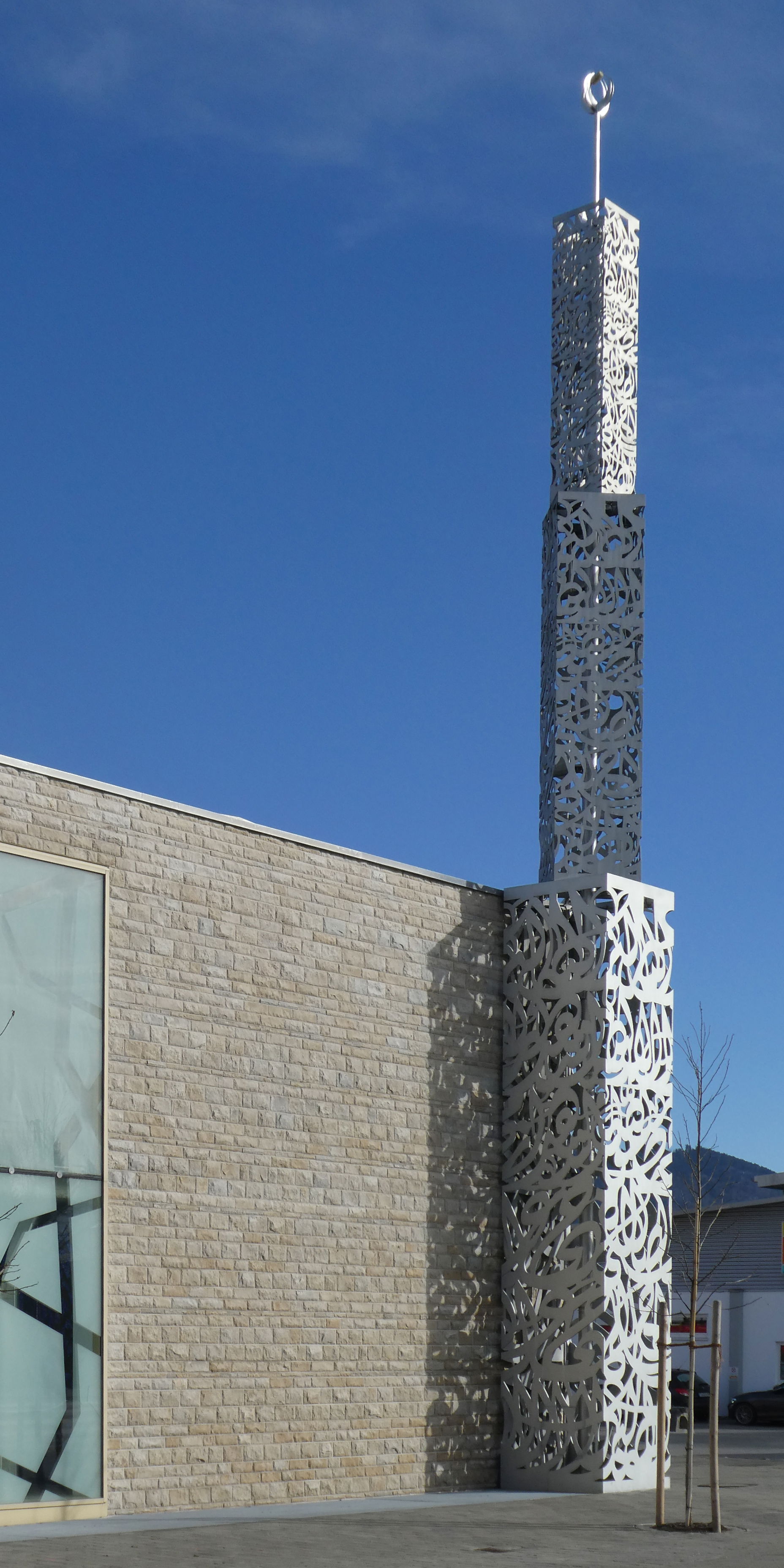 Penzberg, Minarett des Islamischen Zentrums.