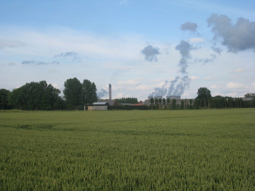 Quosquo Hall Farm and Drax power station