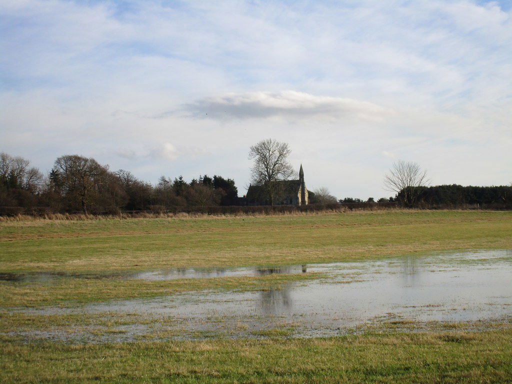 Ellerton Ings and Ellerton church