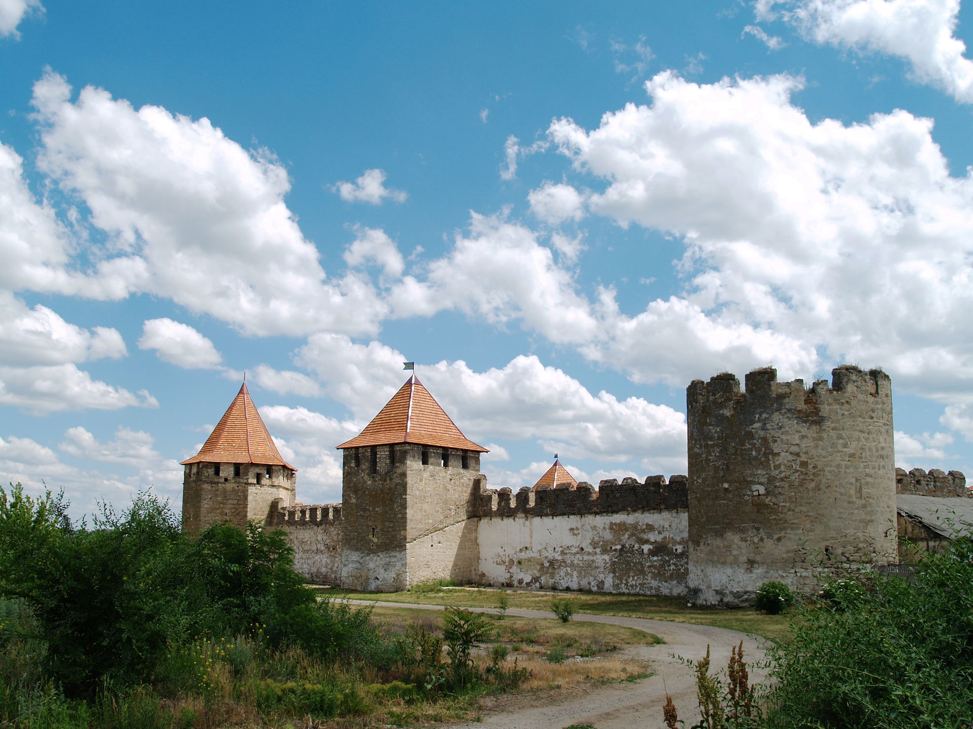 Northern side of Bender Fortress.