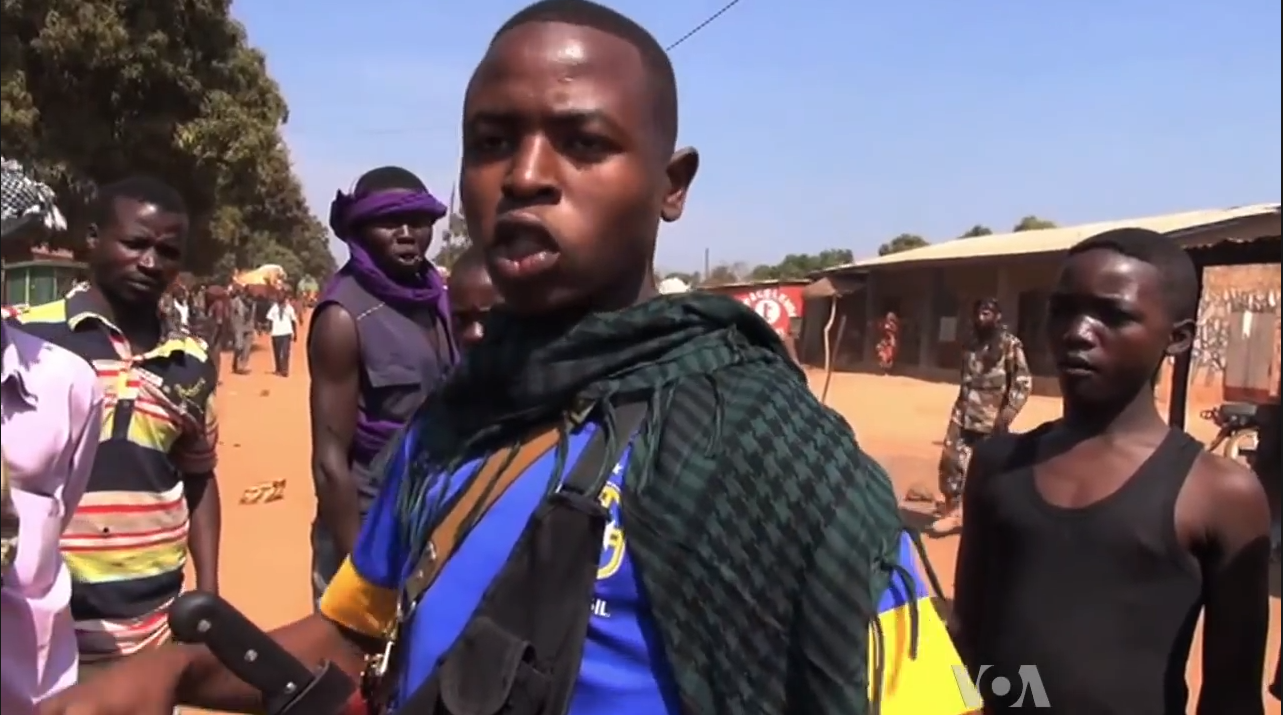Séléka fighter in Kaga-Bandoro, 2014