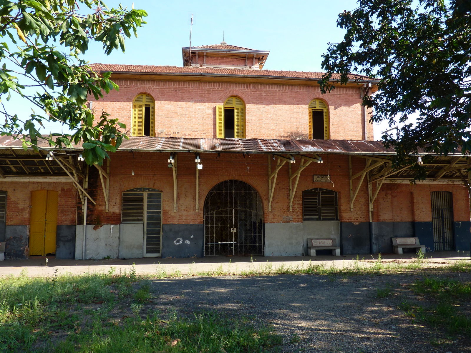 Estação Capivari do antigo traçado da Ytuana, depois Estrada de…