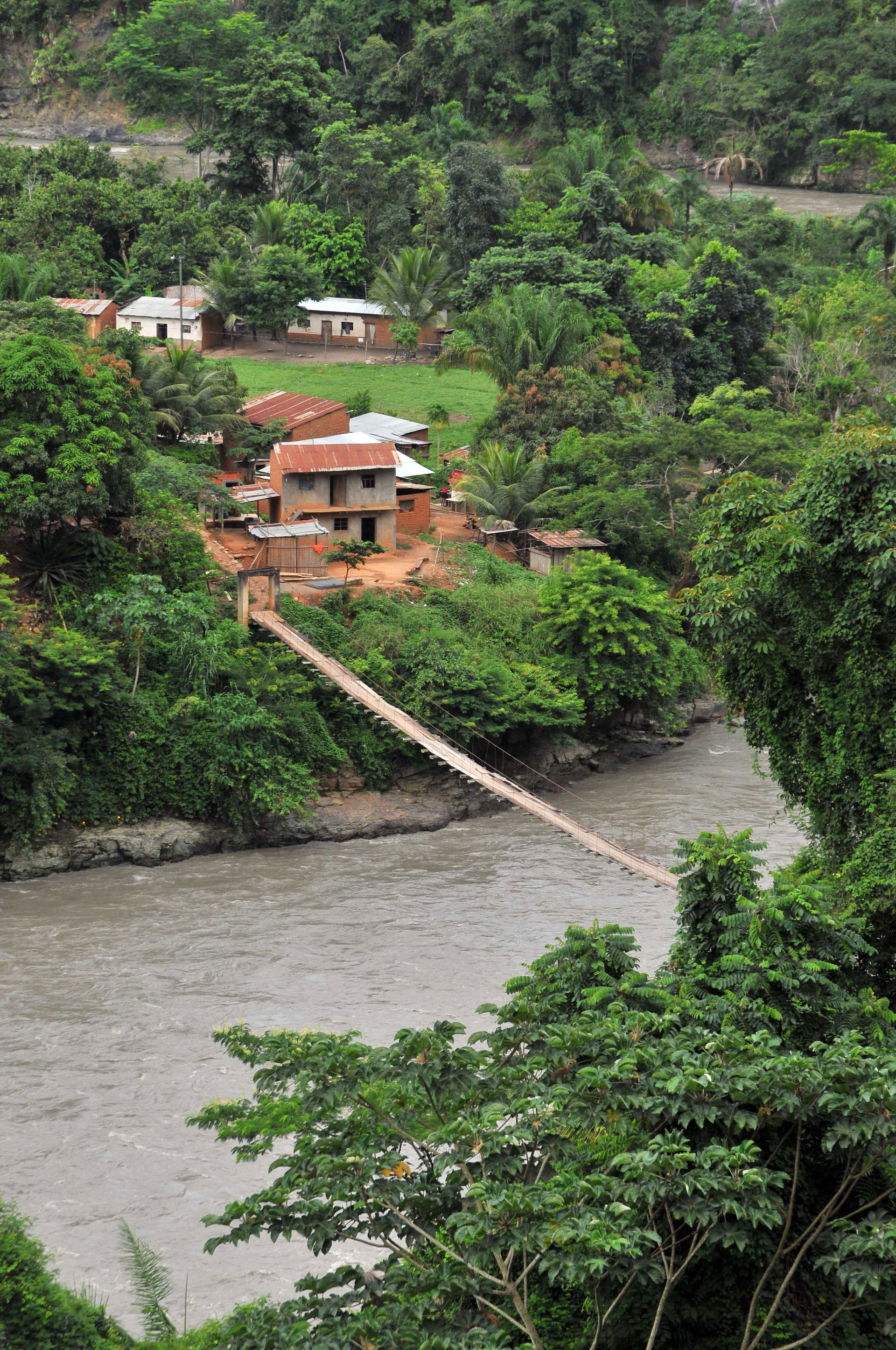 Pic by Neil Palmer (CIAT). A footbridge to a rural village near…