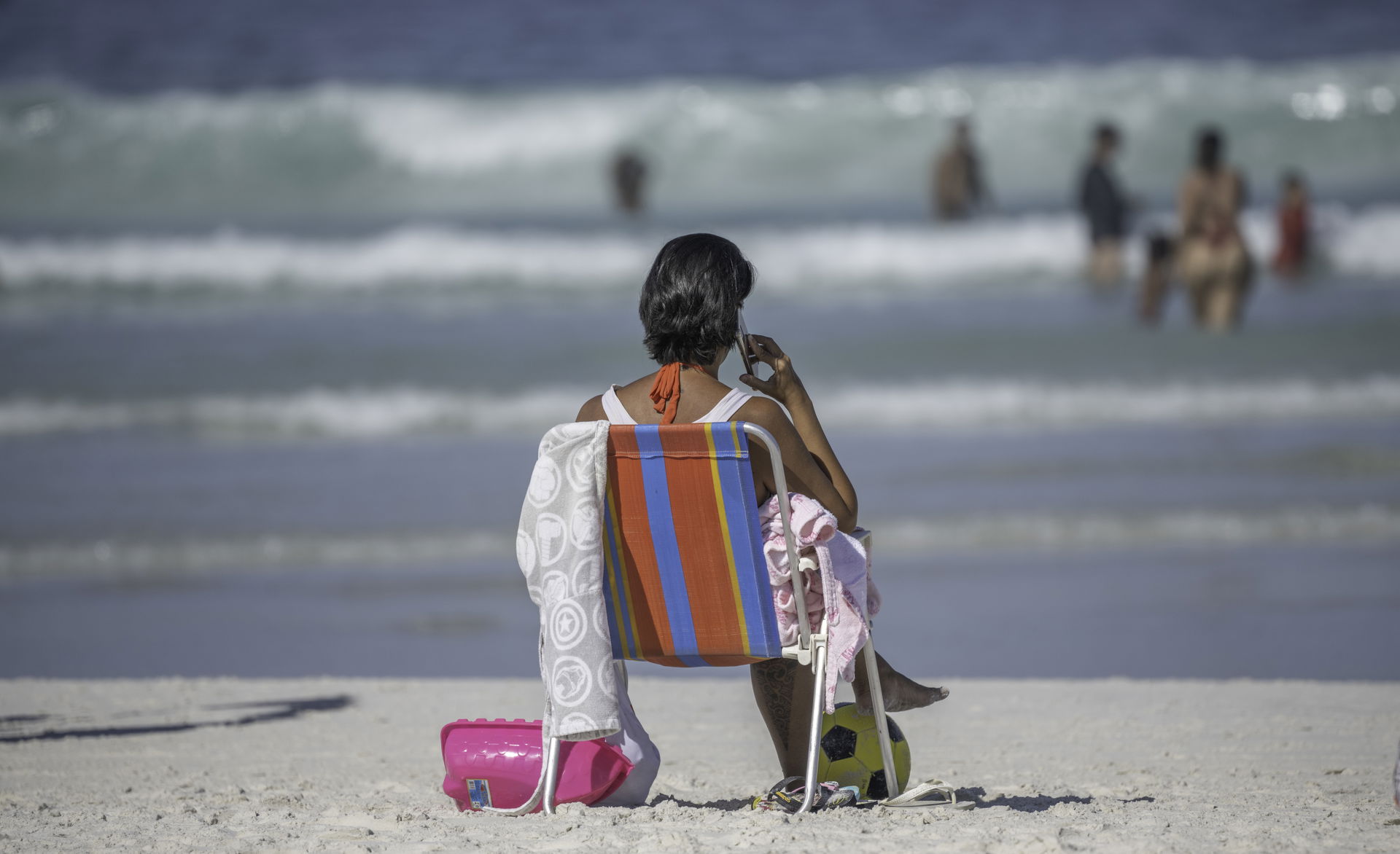 Person in Beach of Cabo Frio, Rio de Janeiro