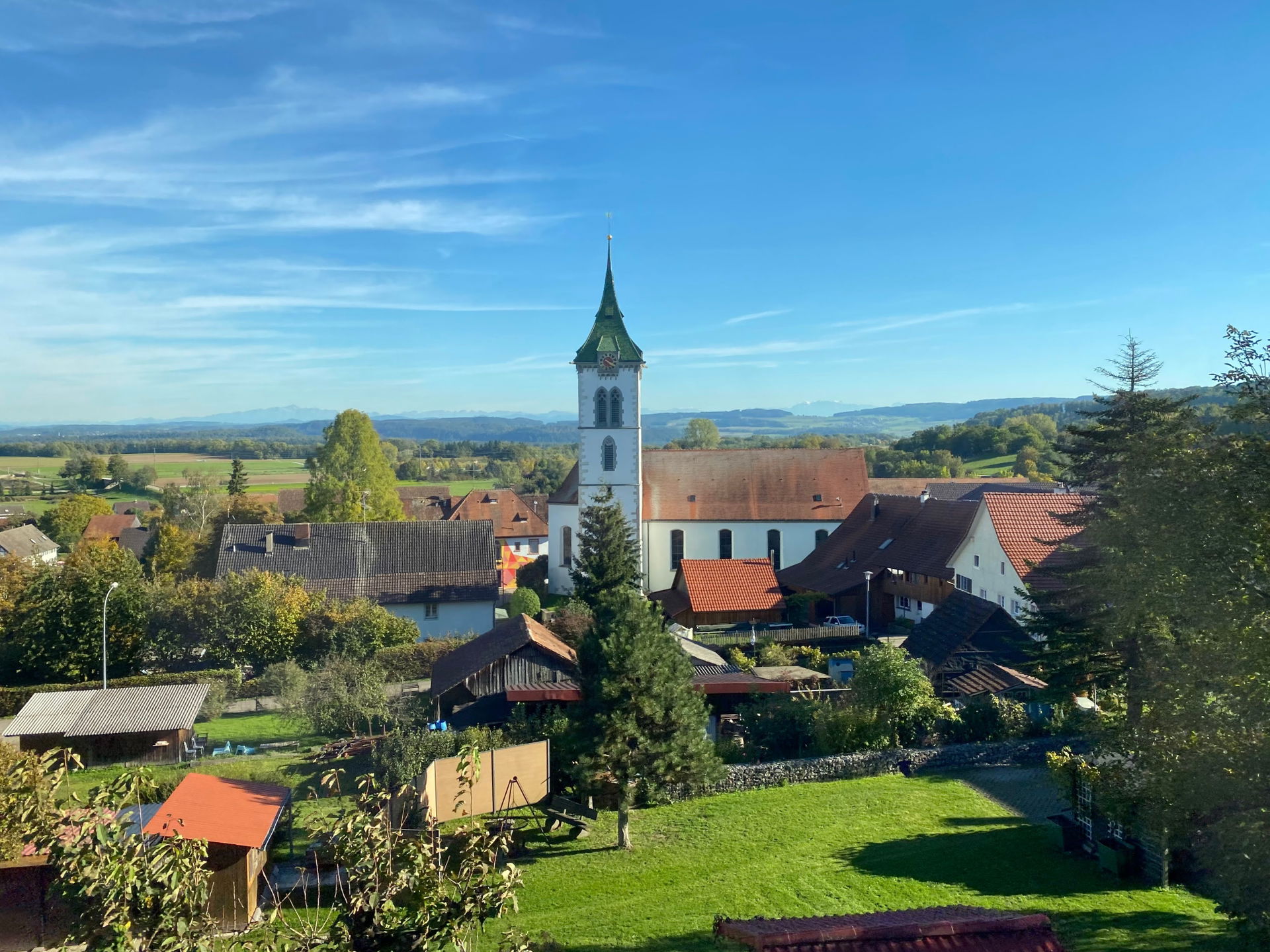 In Lottstetten, Landkreis Waldshut, Baden-Württemberg.