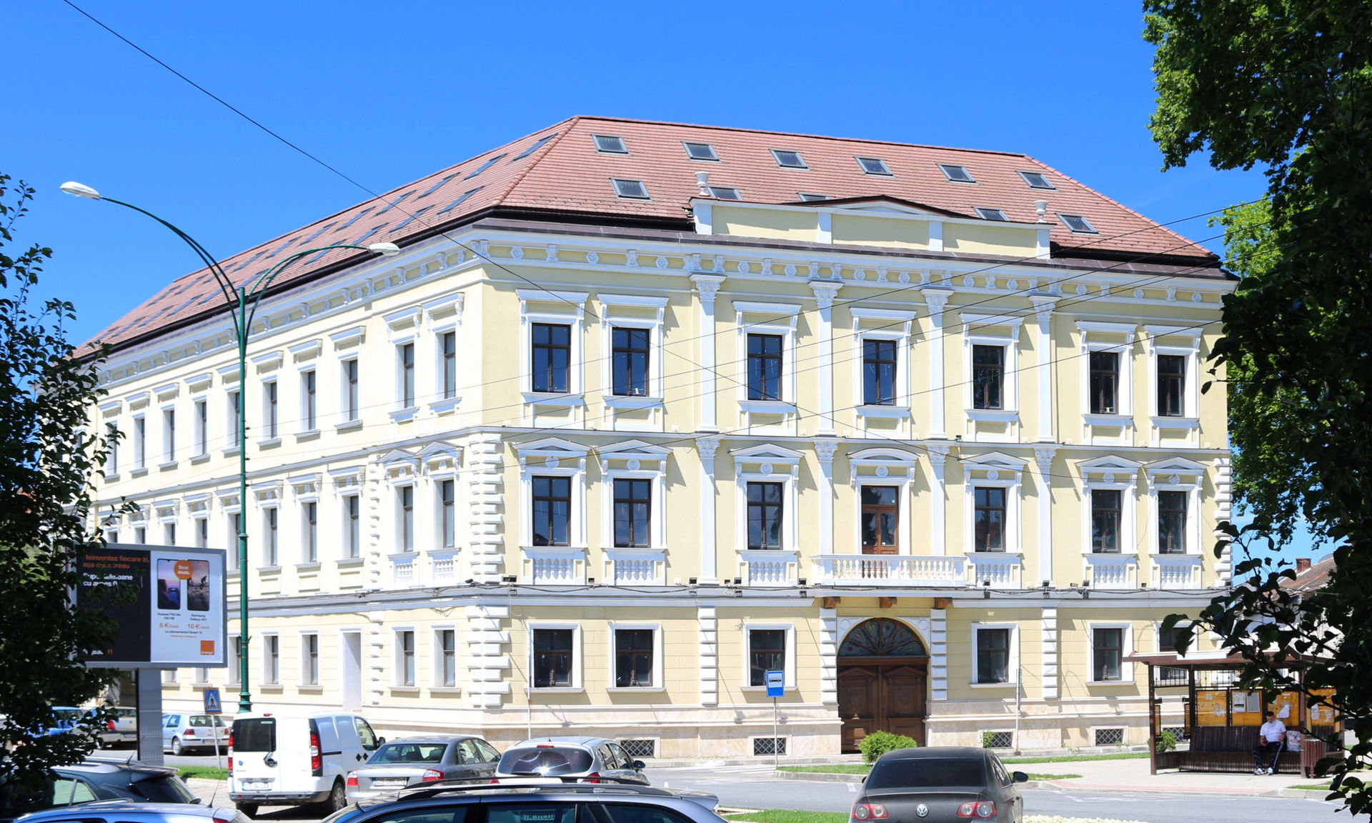Former officers' pavilion, Dragalina Sq. no. 1, Caransebeș, Rom…