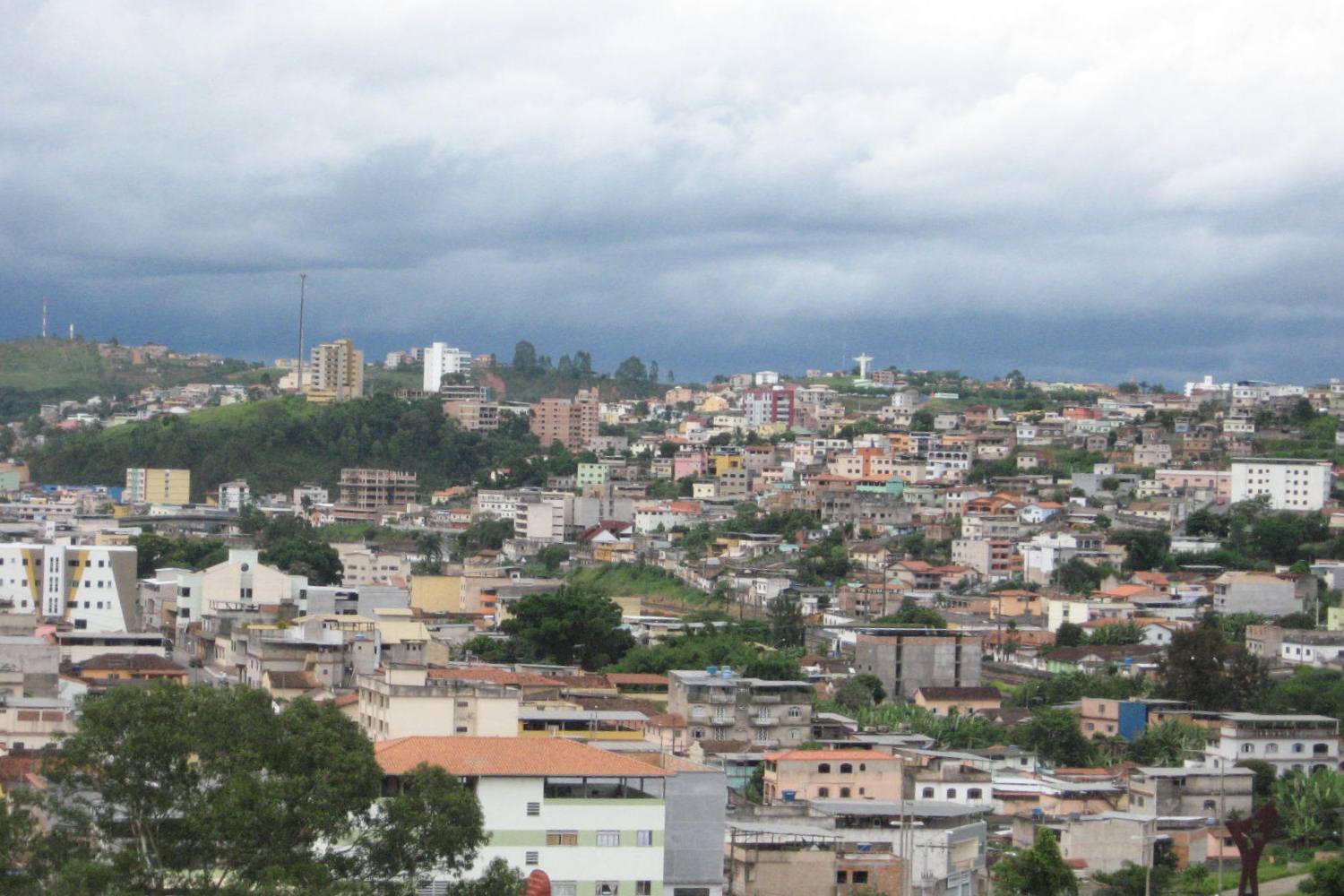 Vista da cidade mineira de Conselheiro Lafaiete.