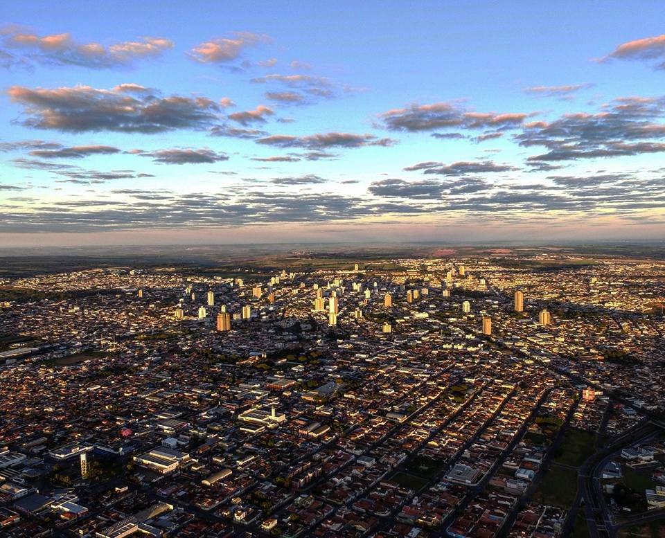 Vista aérea de Franca/SP