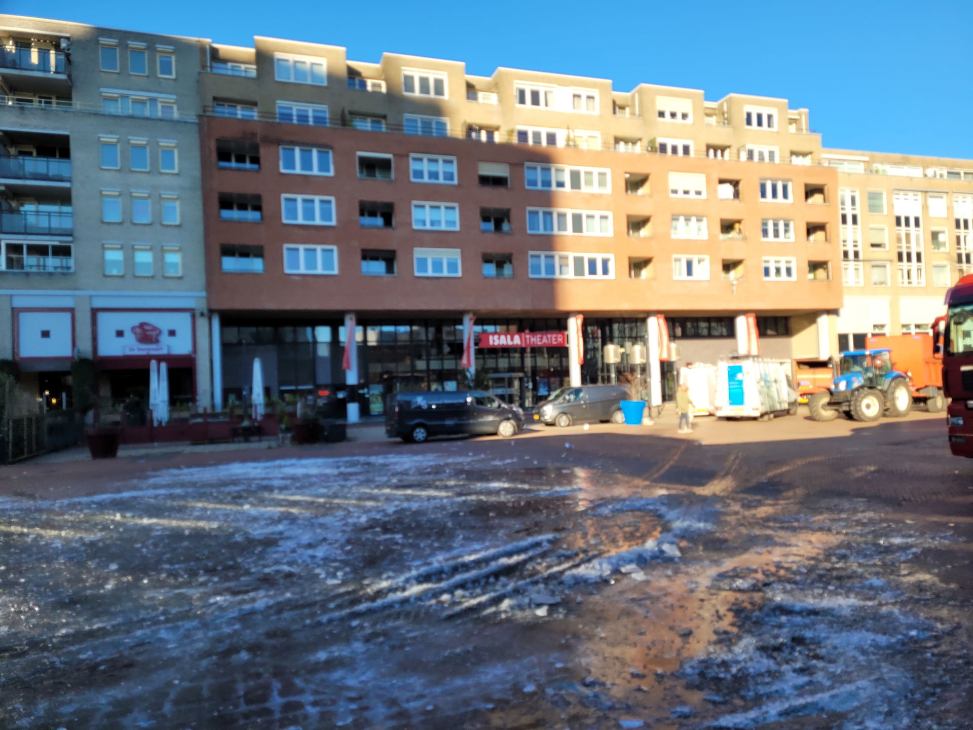 Stadsplein Capelle aan den IJssel in januari 2024