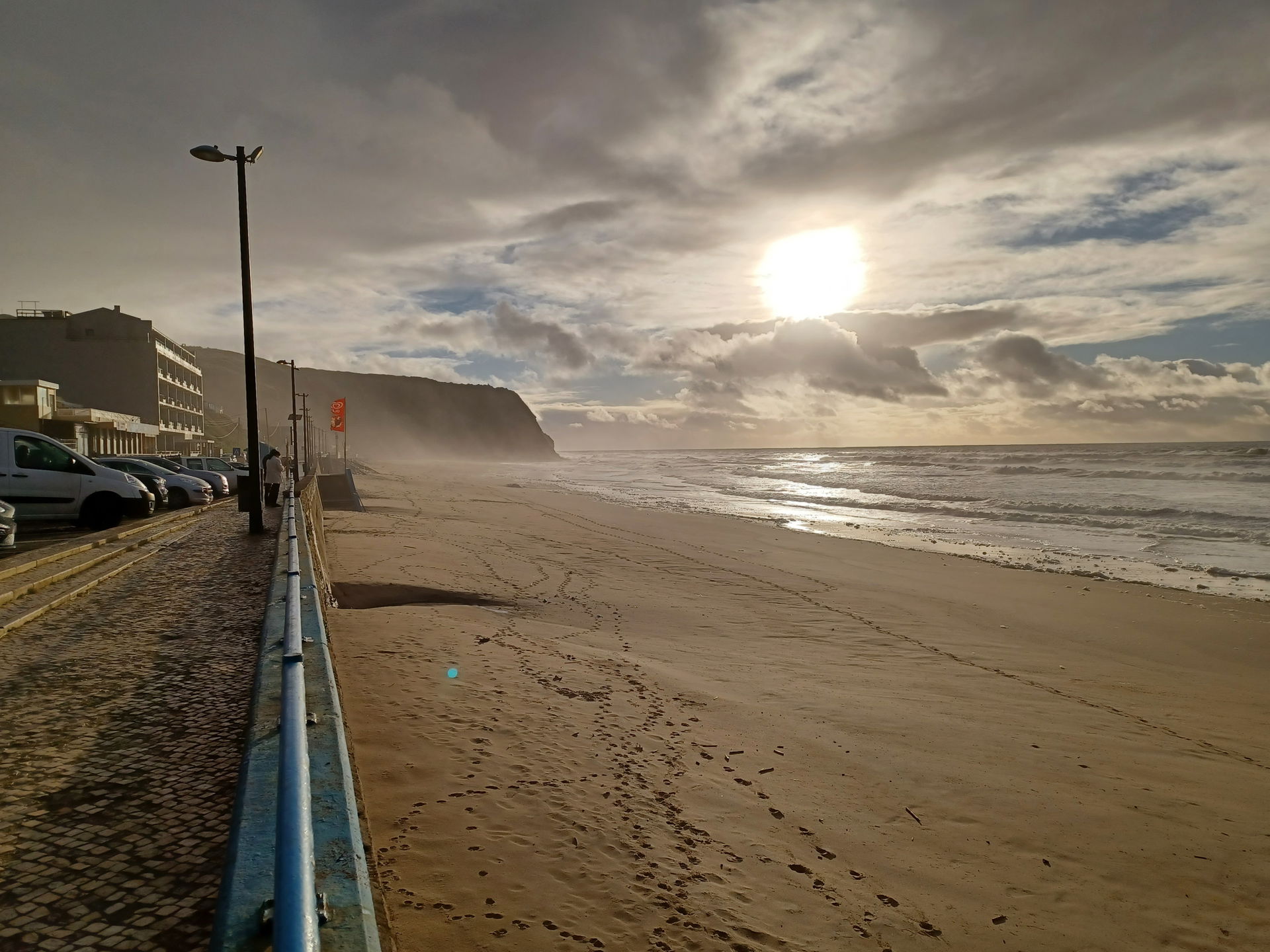 Praia Grande do Rodízio (Rodízio main beach), Sintra, Portugal.