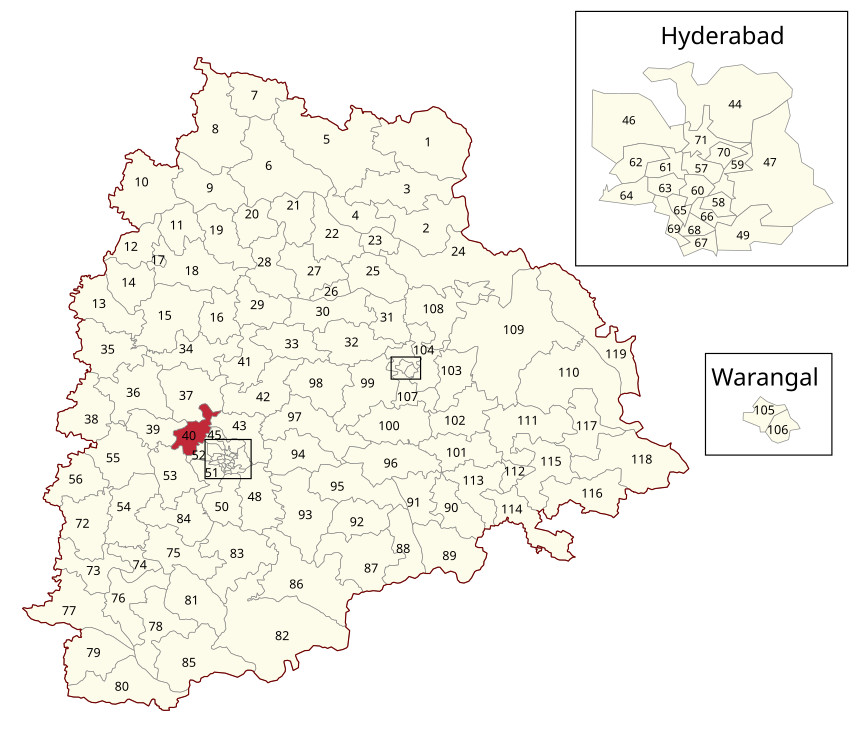 Patancheru Legislative Assembly constituency within Telangana