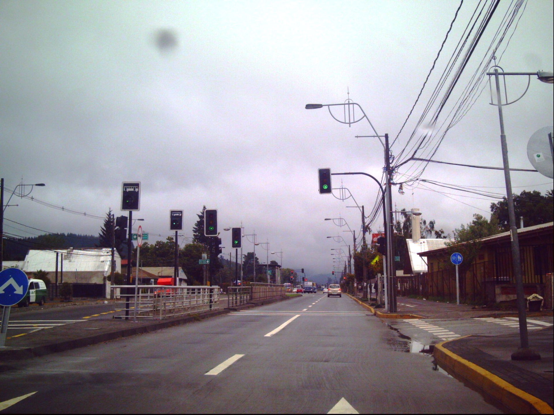 View of Manuel Rodriguez Avenue, of Chiguayante (Chile)