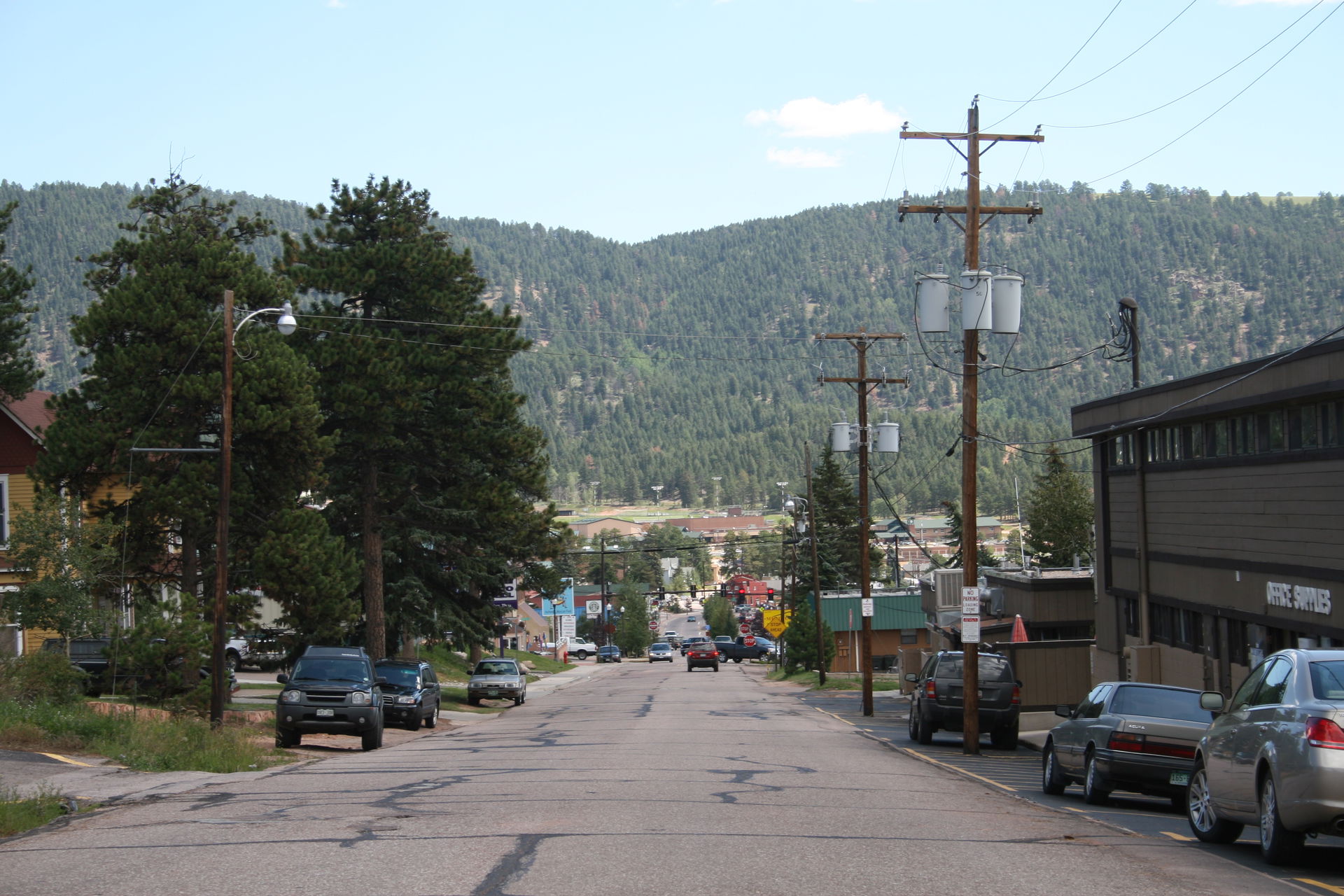 Woodland Park, CO, USA
W Midland Ave, looking East