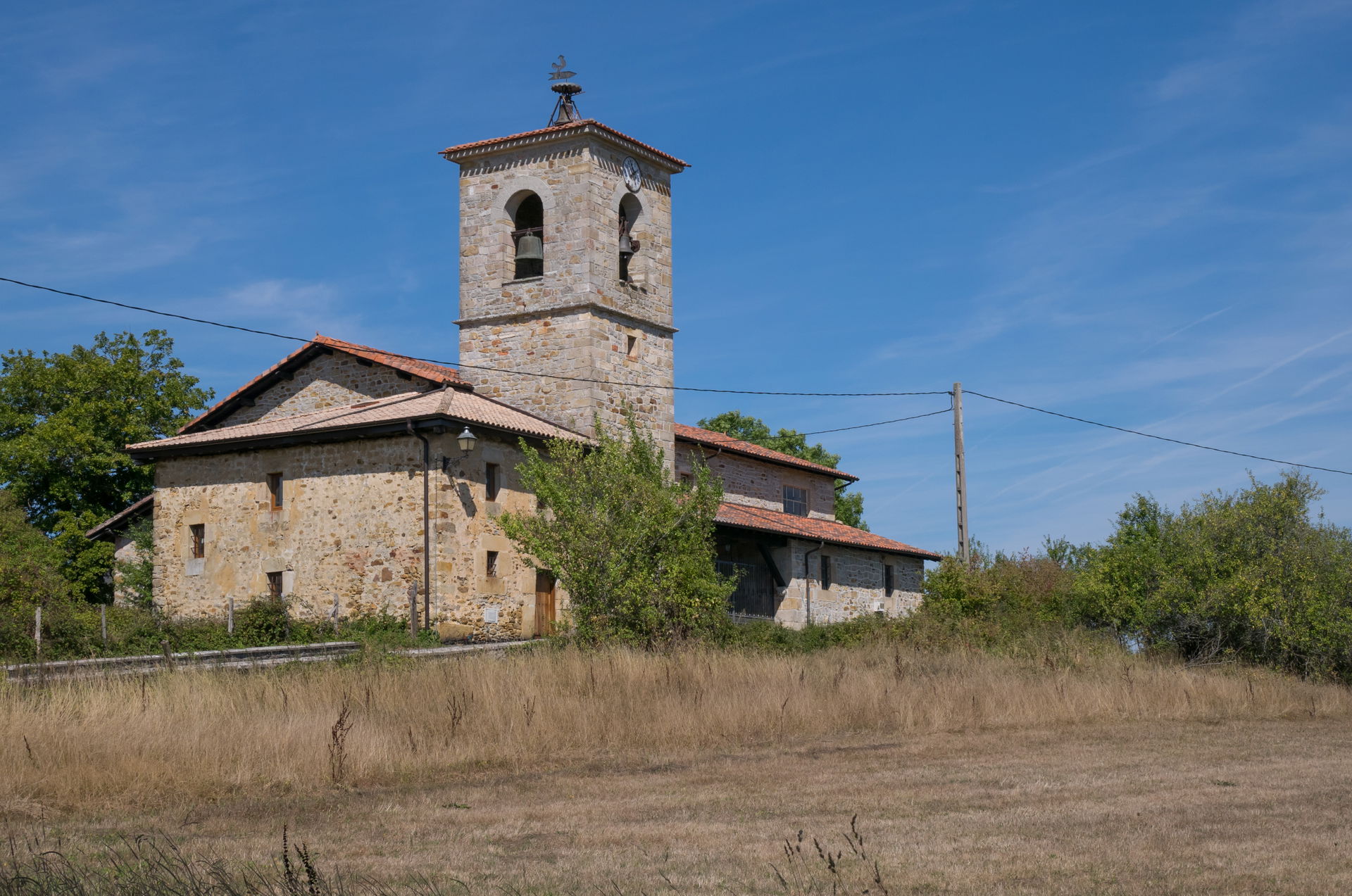 Chapel of San Antonio in Murua. Álava, Basque Country, Spain