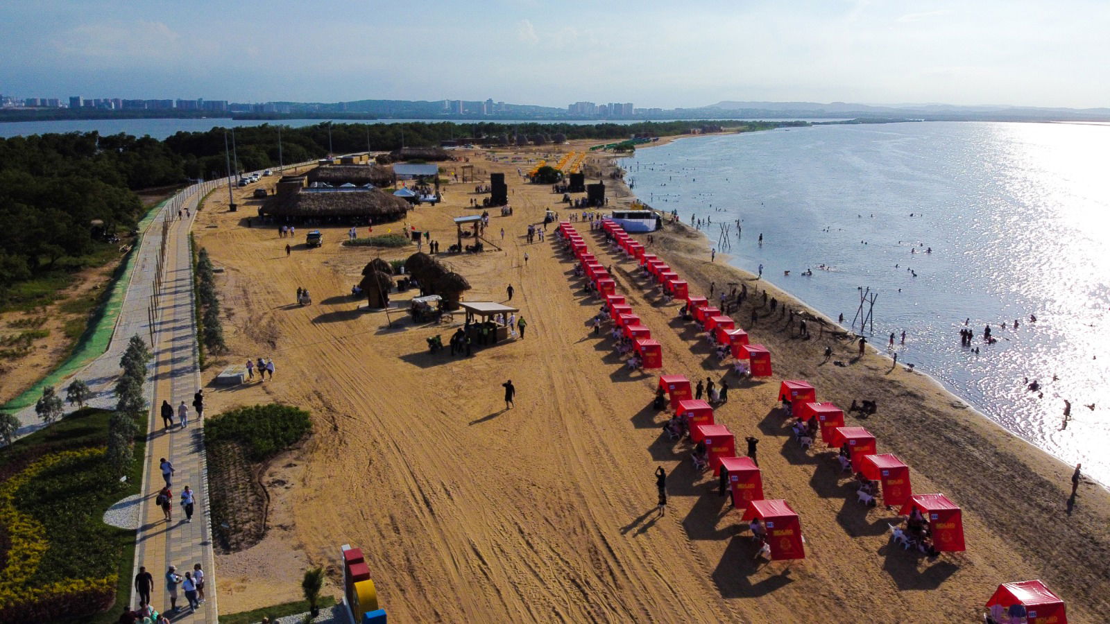 Playa de Puerto Mocho, ubicada en la ciudad de Barranquilla, Co…