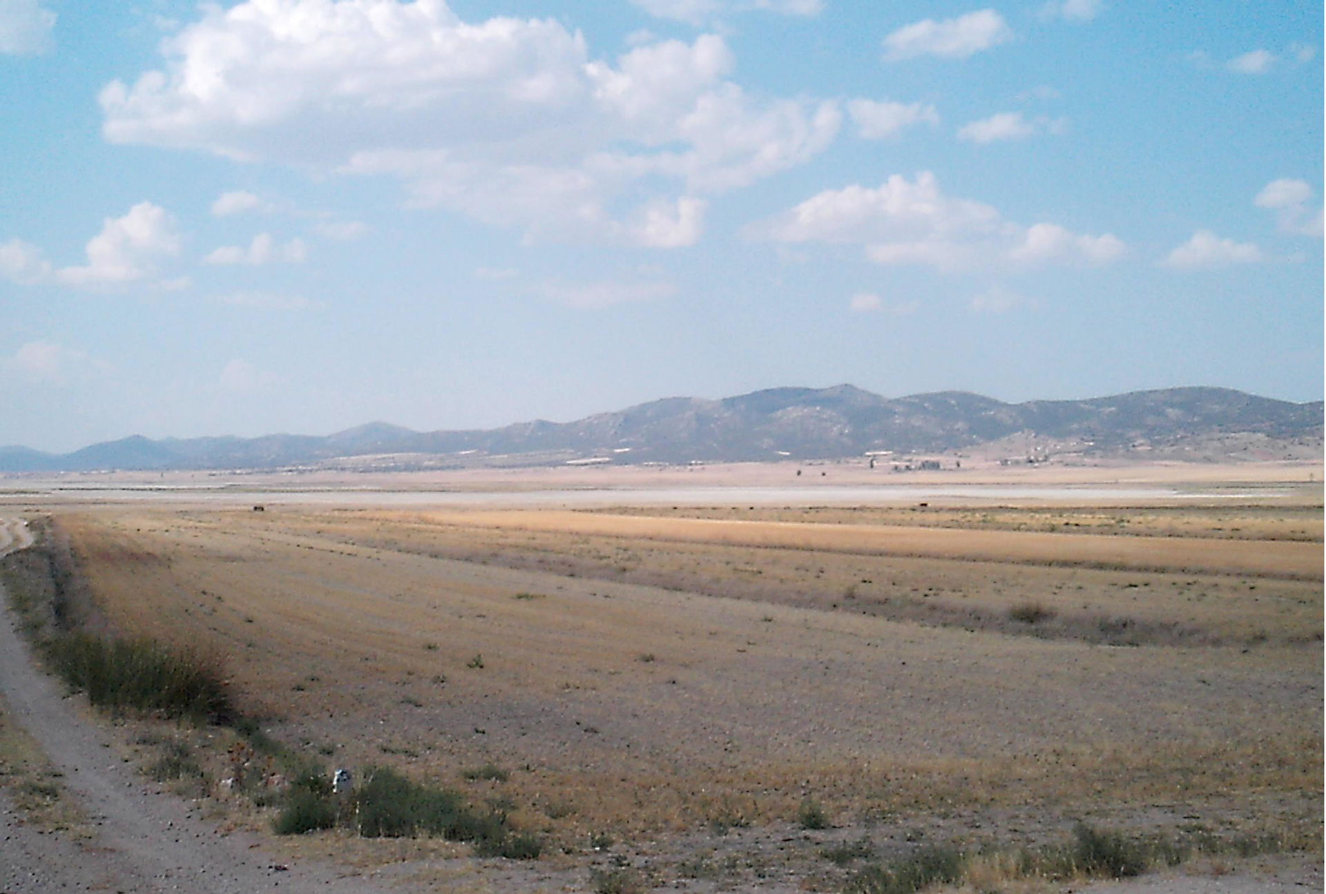 Imagen de la Laguna de Gallocanta desde el centro de Interpreta…