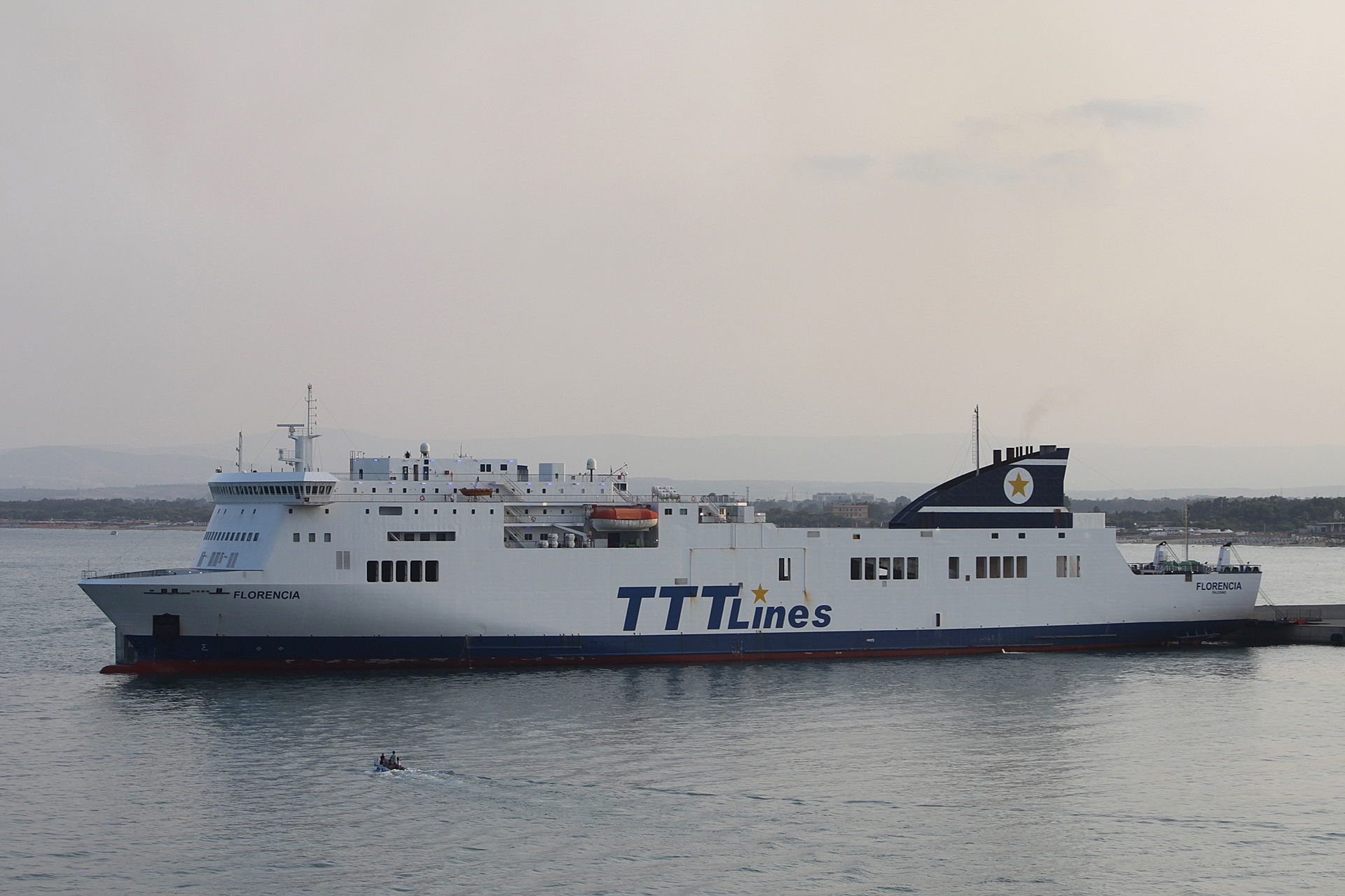 MV "Florencia" in the port of Catania.