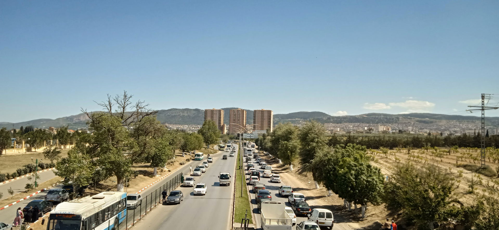 View of Tlemcen from the tunnel leading to the entrance of the …