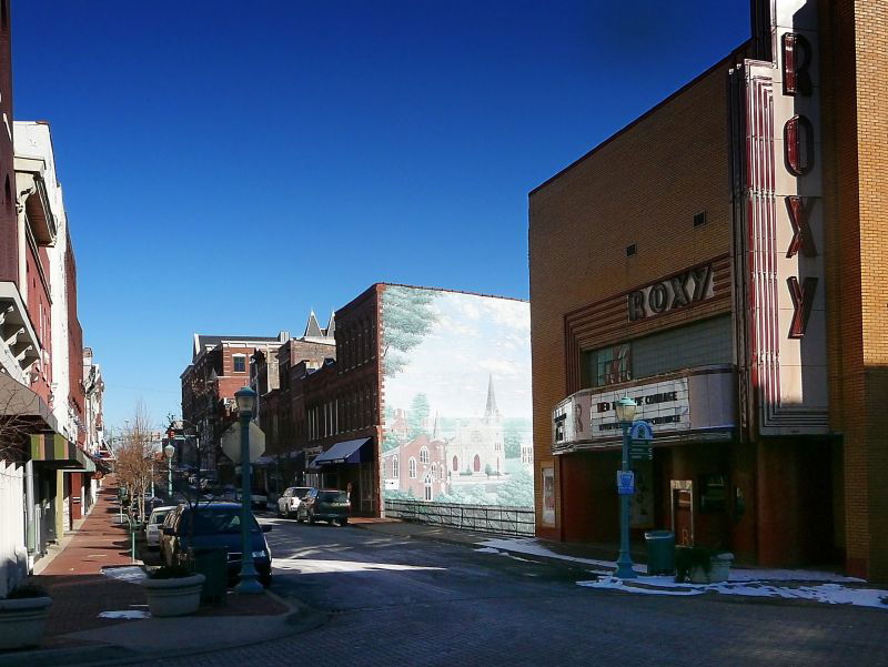 Clarksville, TN. The Roxy in Clarksville's historic downtown se…