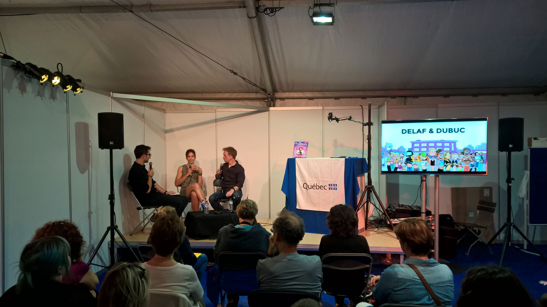 Rencontre avec Maryse Dubuc et Delaf lors de la fête de la BD 2…