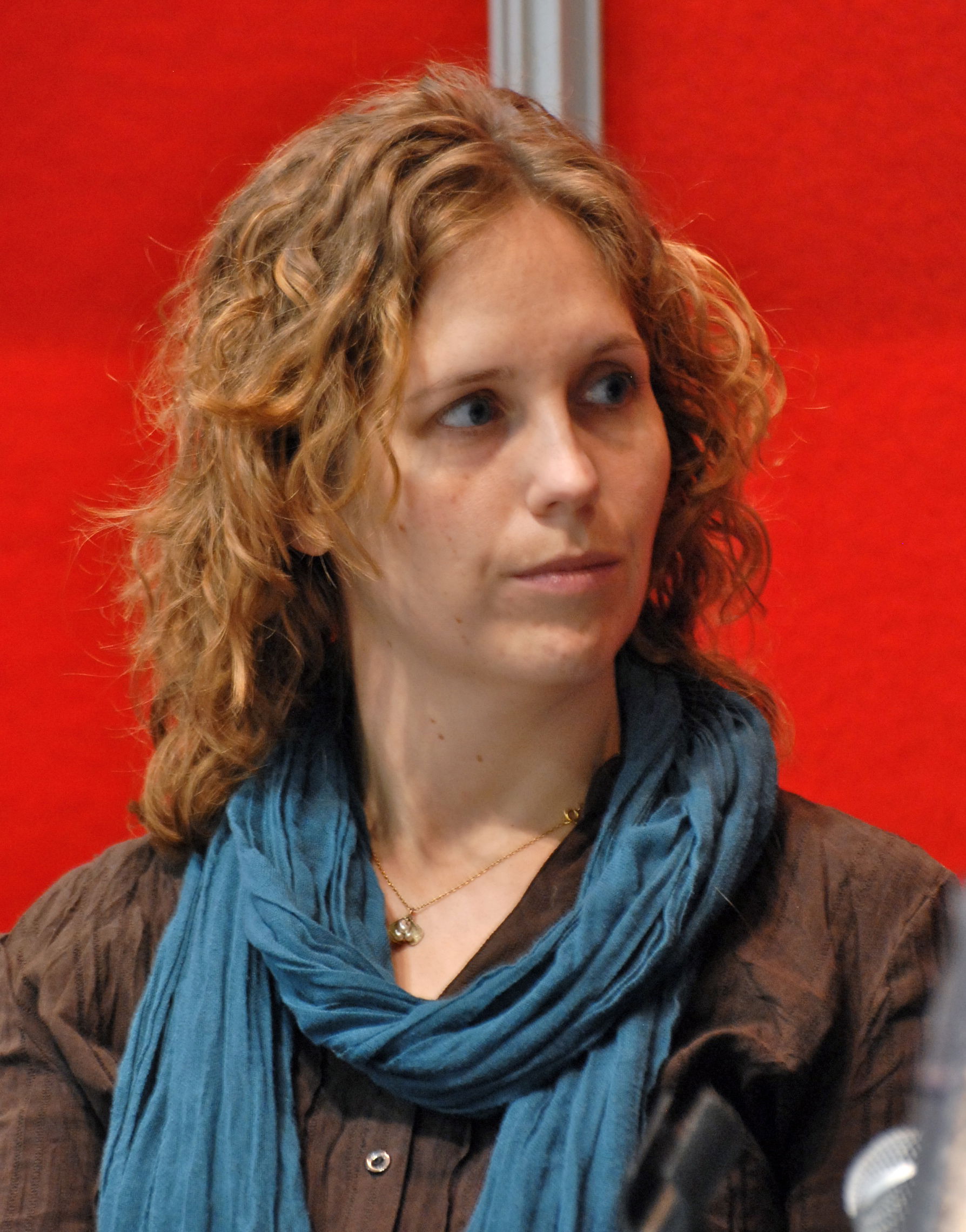 Maryse Dubuc at the Salon international du livre de Québec in 2…